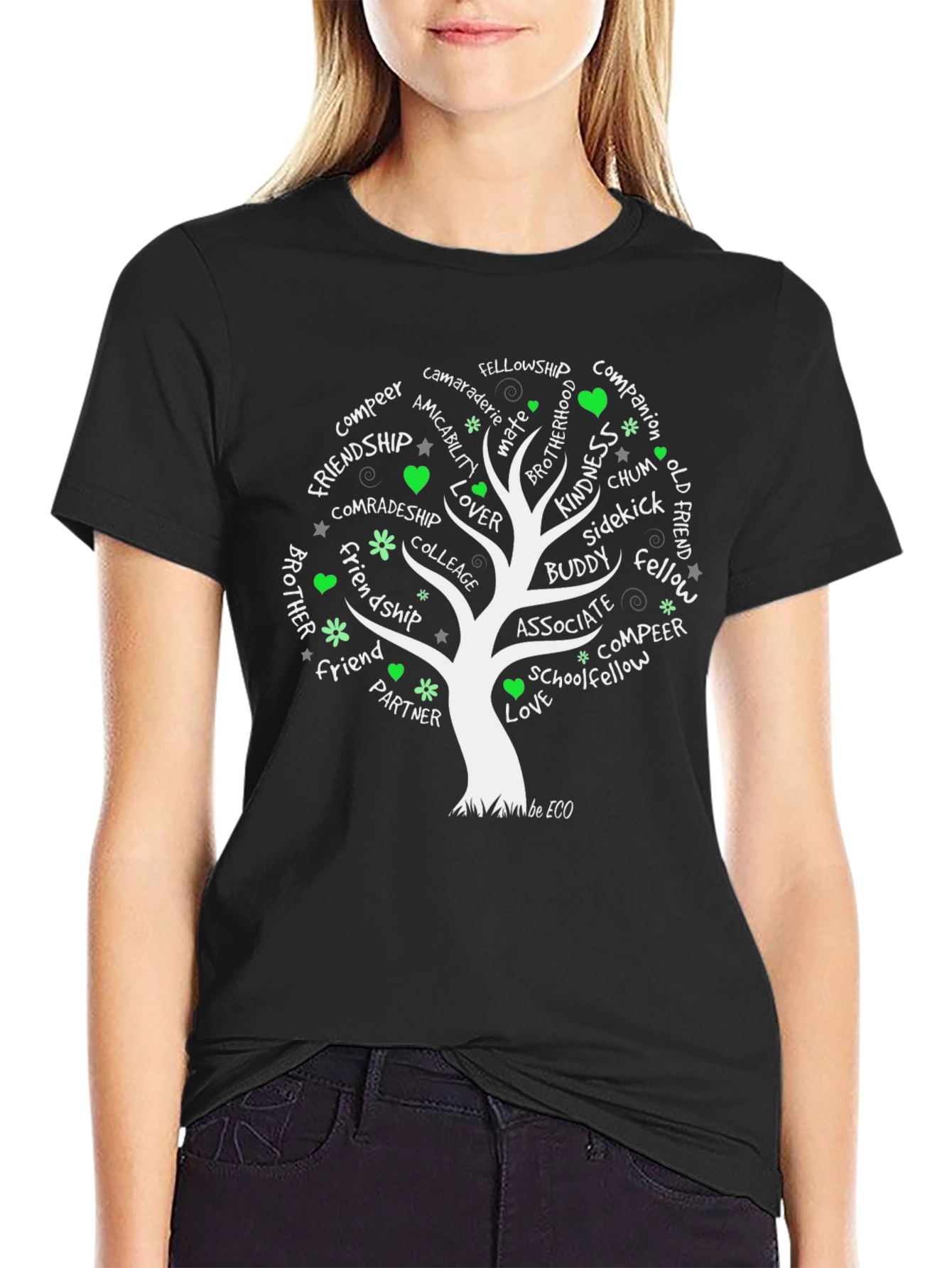 Friendship Tree Graphic Tee - Soft Cotton Blend