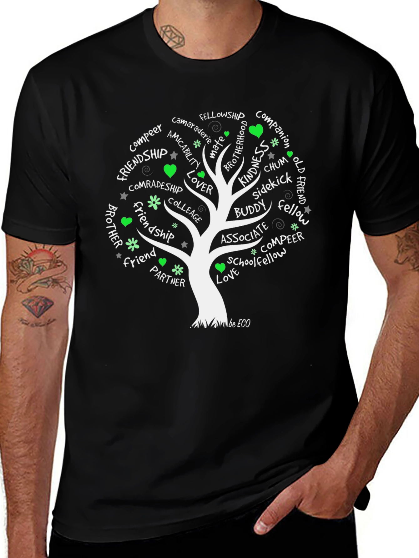 Friendship Tree Graphic Tee - Soft Cotton Blend