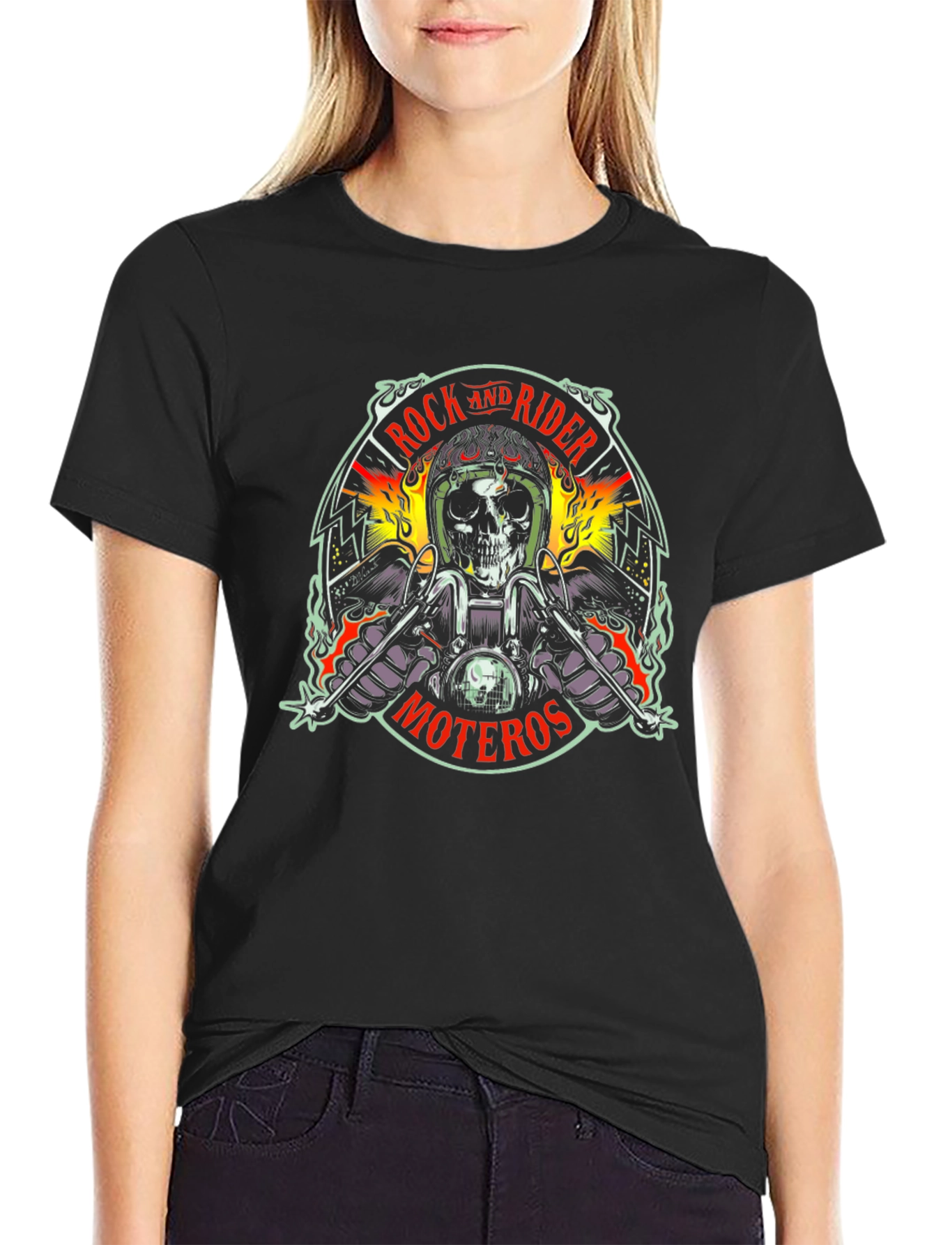Rock & Rider Moteros Graphic Tee