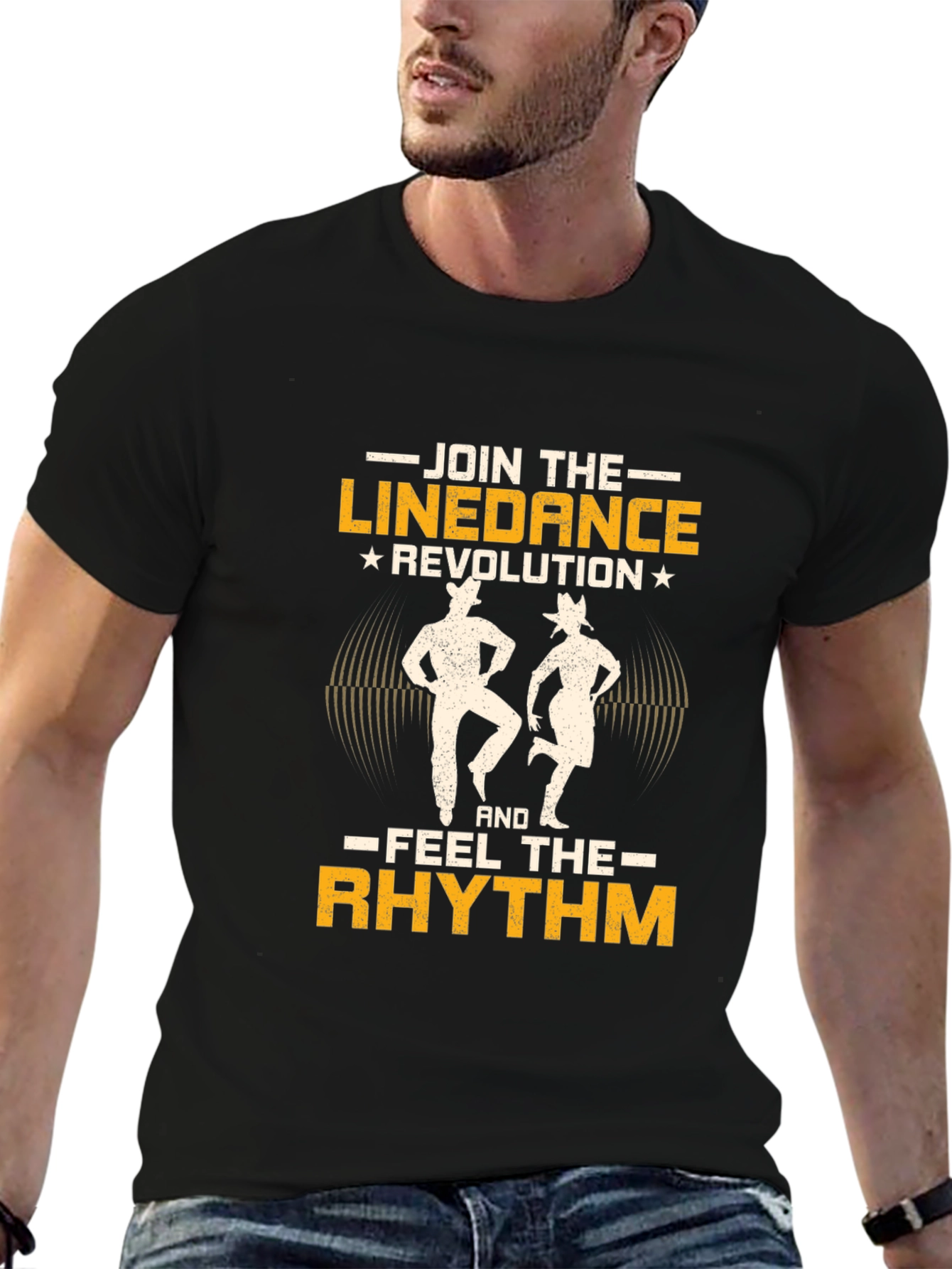Line Dance Revolution T-Shirt: Feel the Rhythm