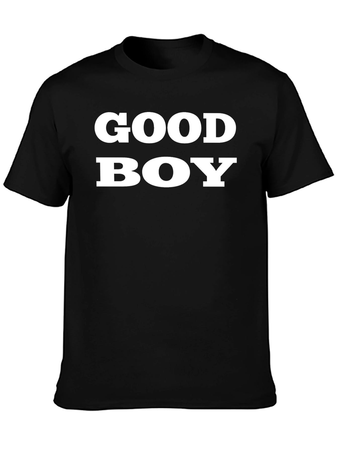 Good Boy Black Graphic T-Shirt