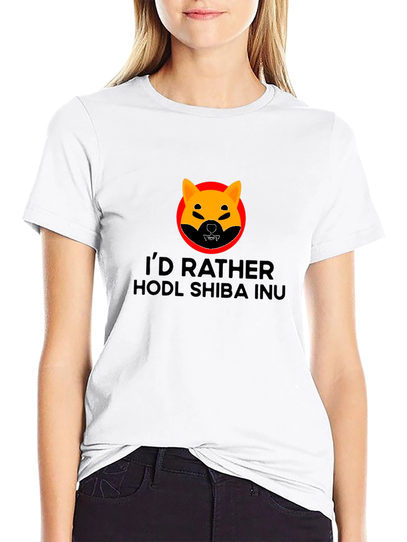 Id Rather HODL Shiba Inu T-Shirt