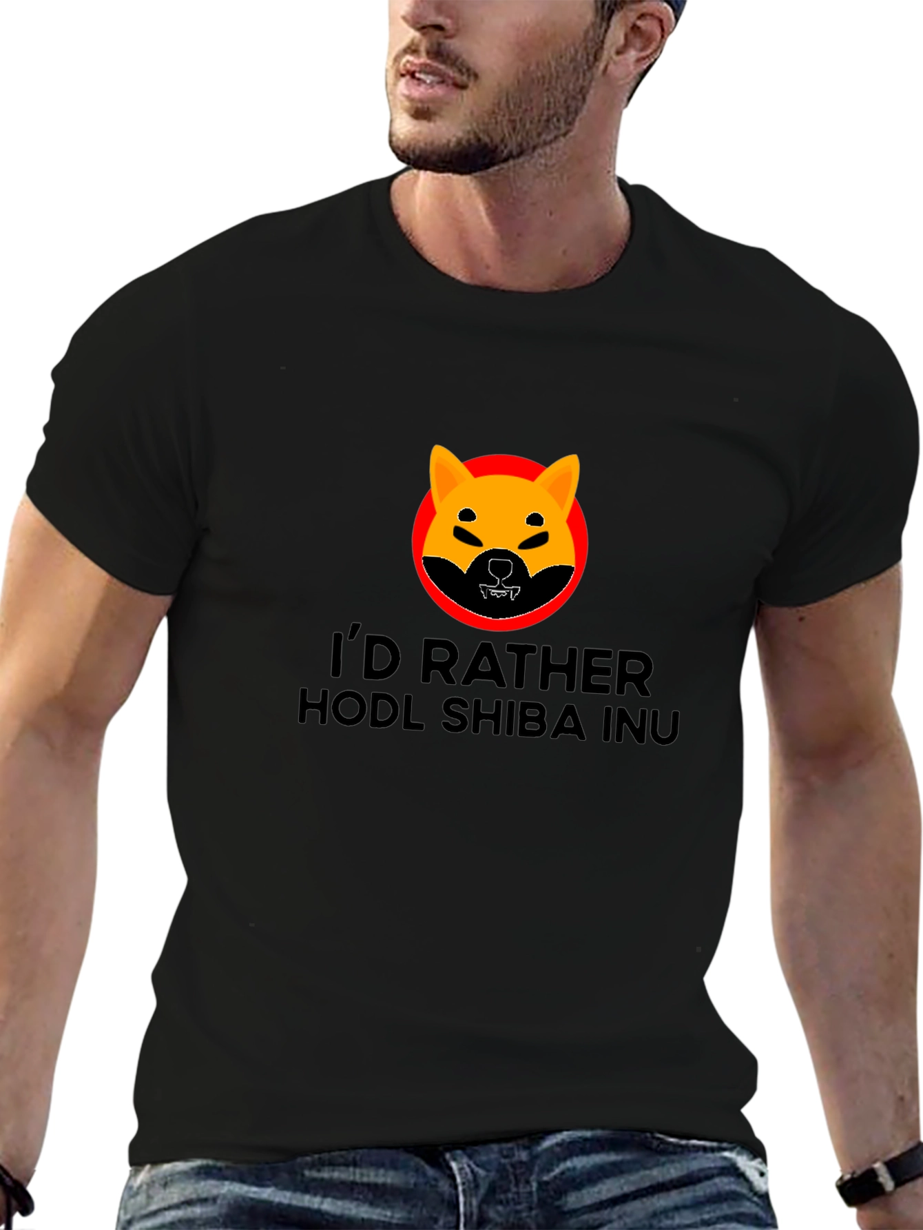 Id Rather HODL Shiba Inu T-Shirt
