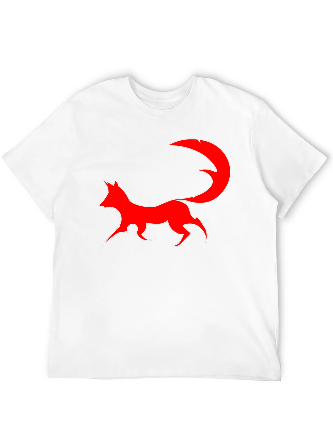 Fox Silhouette Graphic Tee - Black