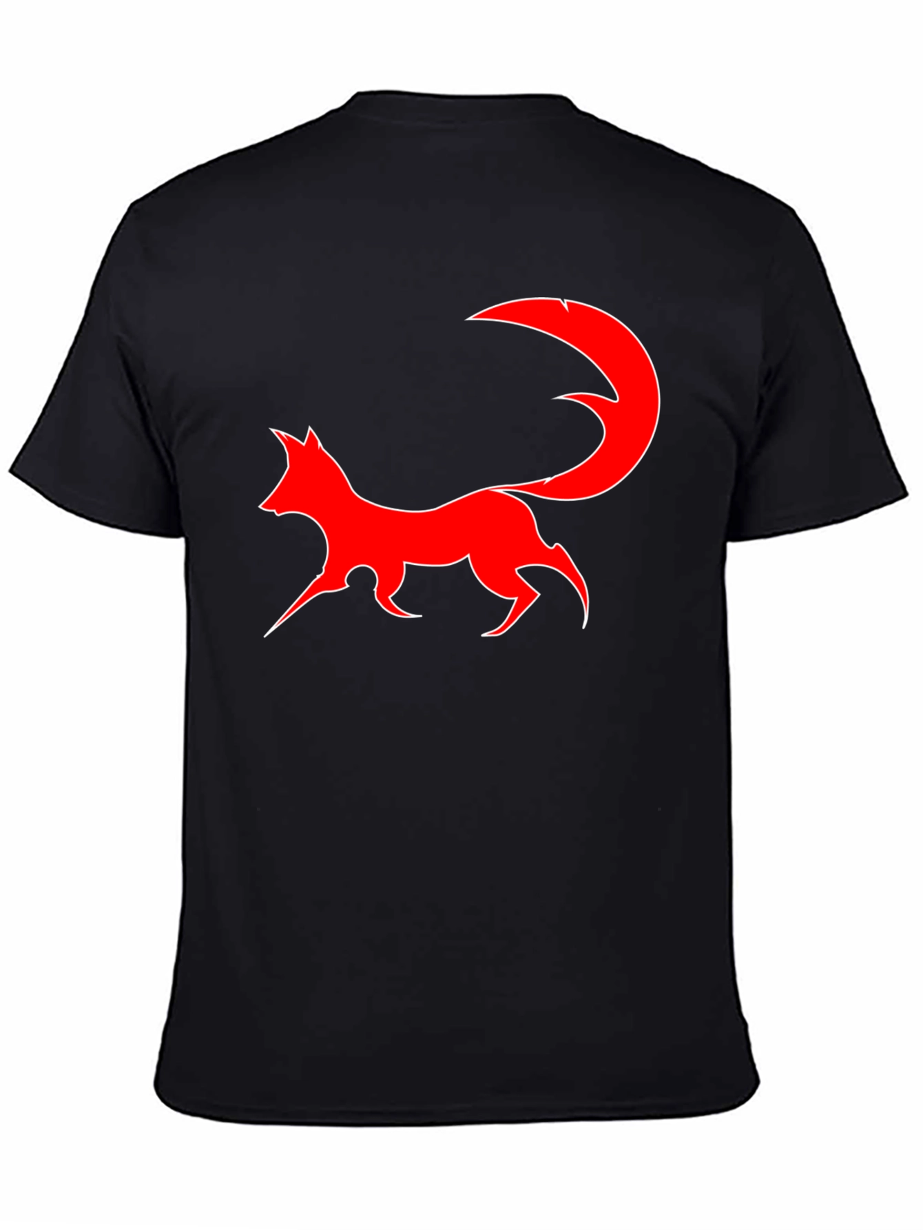 Fox Silhouette Graphic Tee - Black