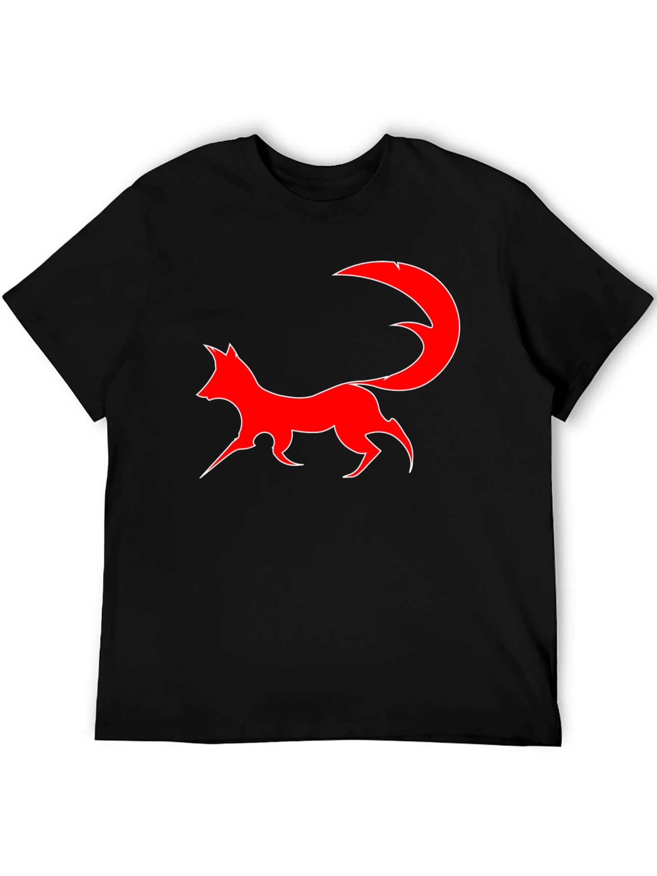 Fox Silhouette Graphic Tee - Black