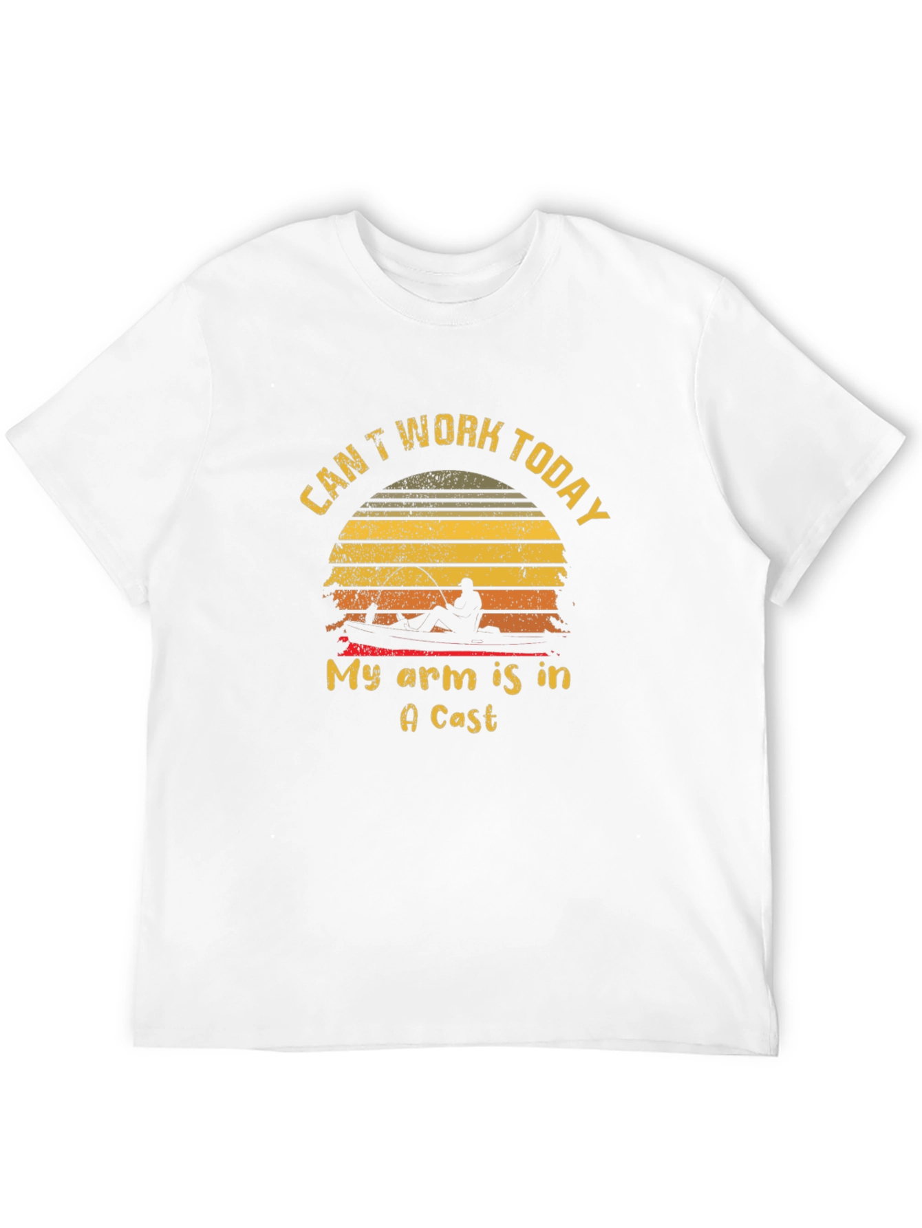 Fishing T-Shirt: Cant Work Today