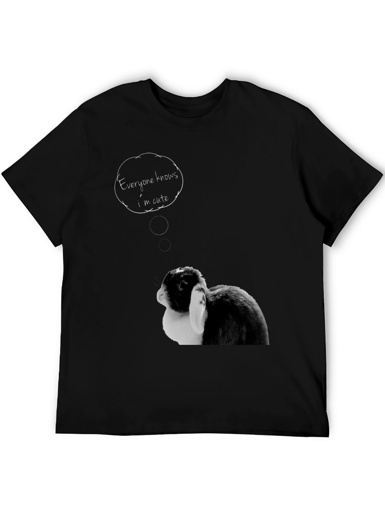 Cute Bunny T-Shirt - Everyone Knows Im Cute