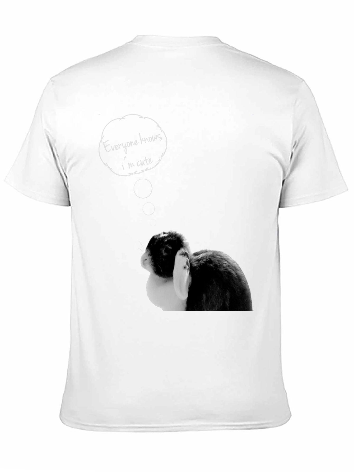 Cute Bunny T-Shirt - Everyone Knows Im Cute