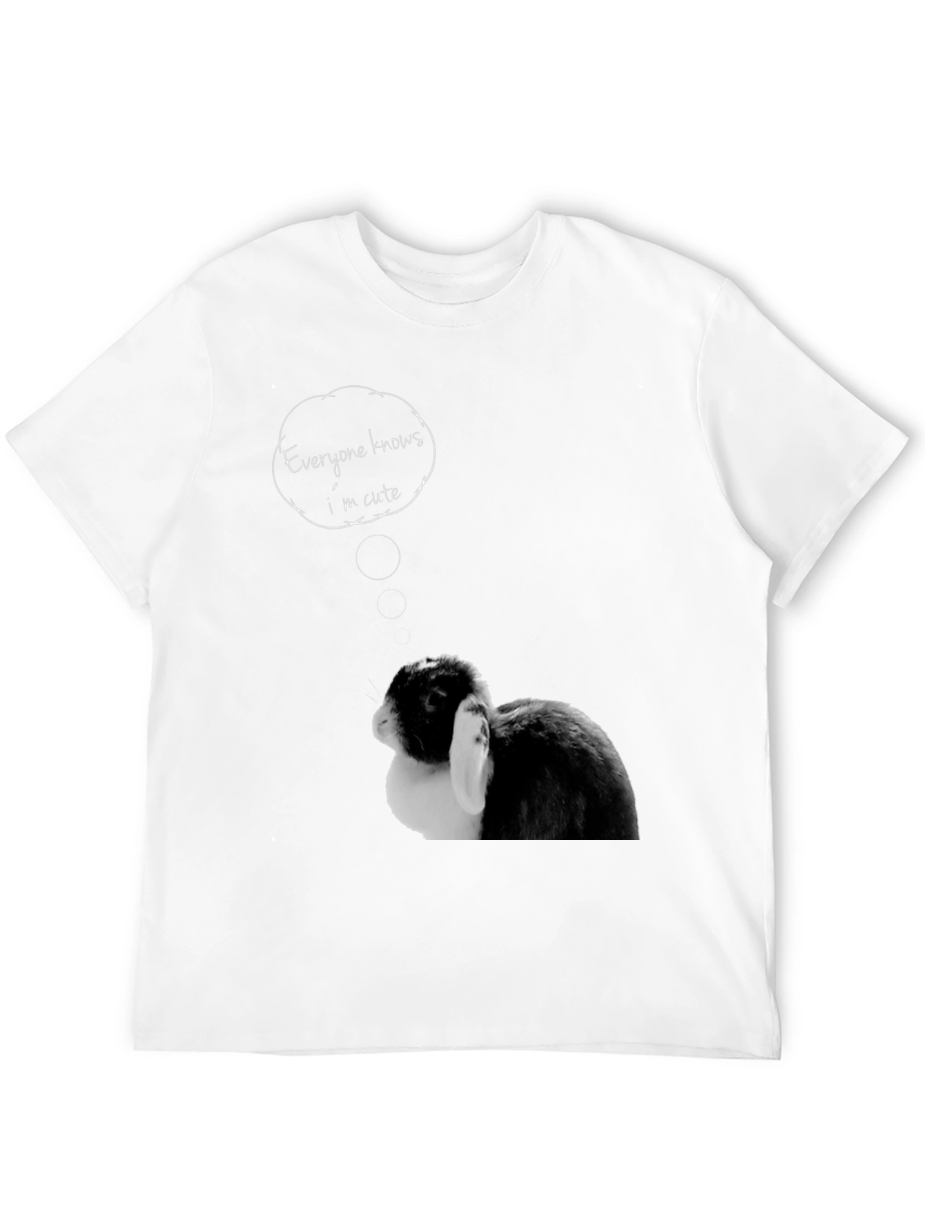 Cute Bunny T-Shirt - Everyone Knows Im Cute