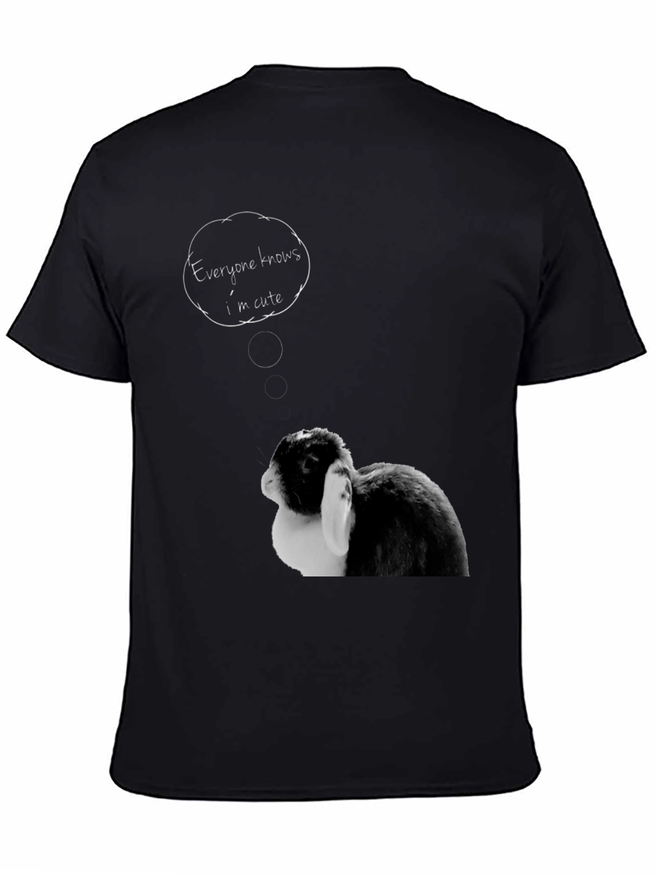 Cute Bunny T-Shirt - Everyone Knows Im Cute