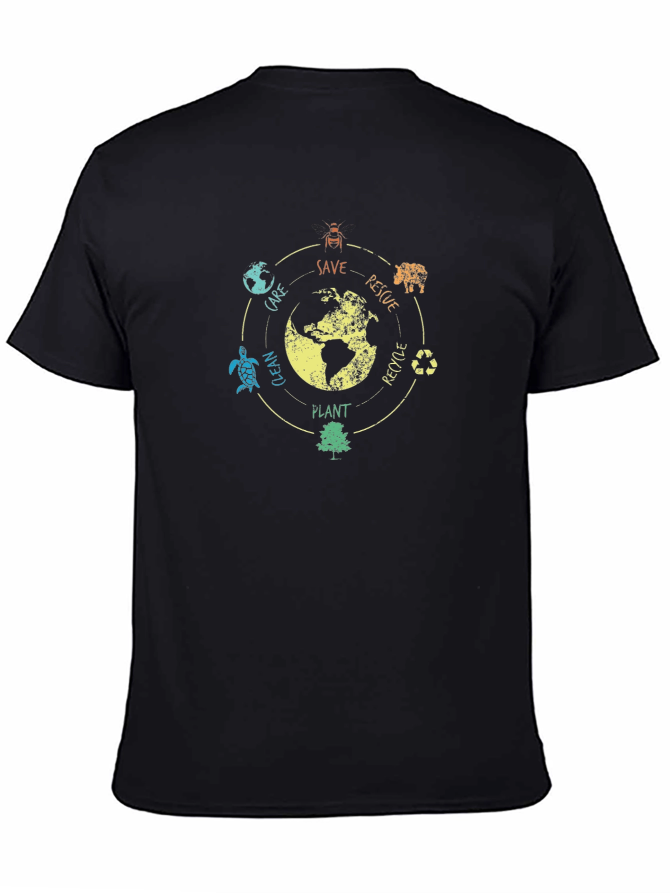 Eco-Friendly Graphic Print T-Shirt
