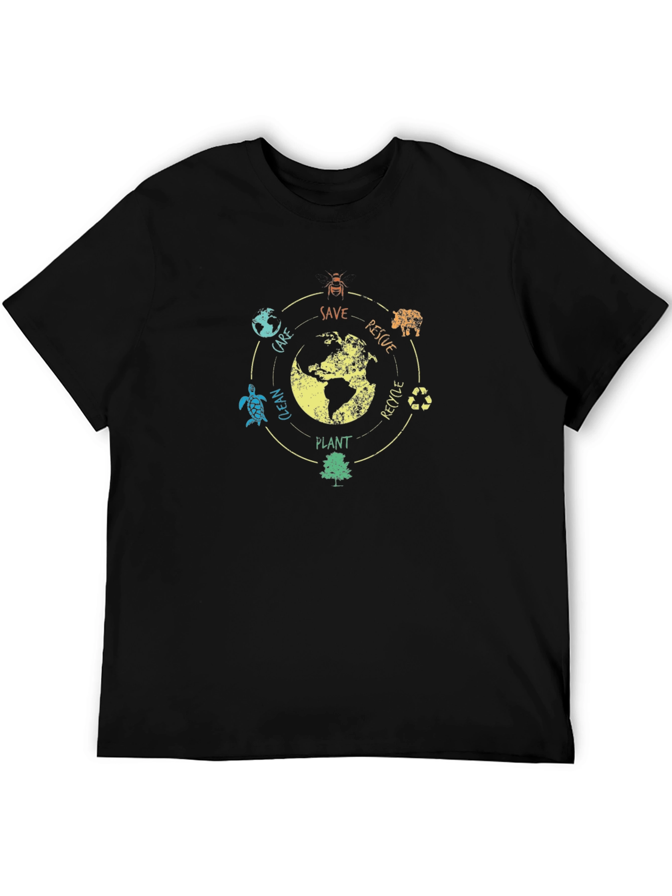 Eco-Friendly Graphic Print T-Shirt