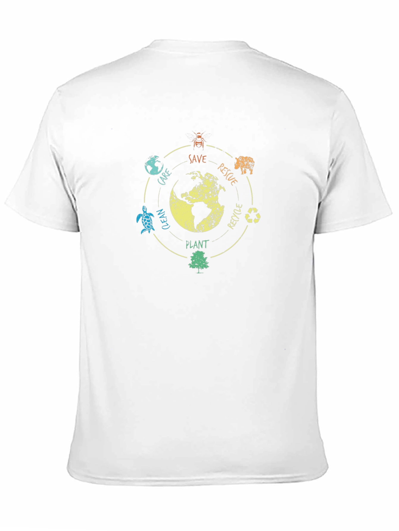 Eco-Friendly Graphic Print T-Shirt