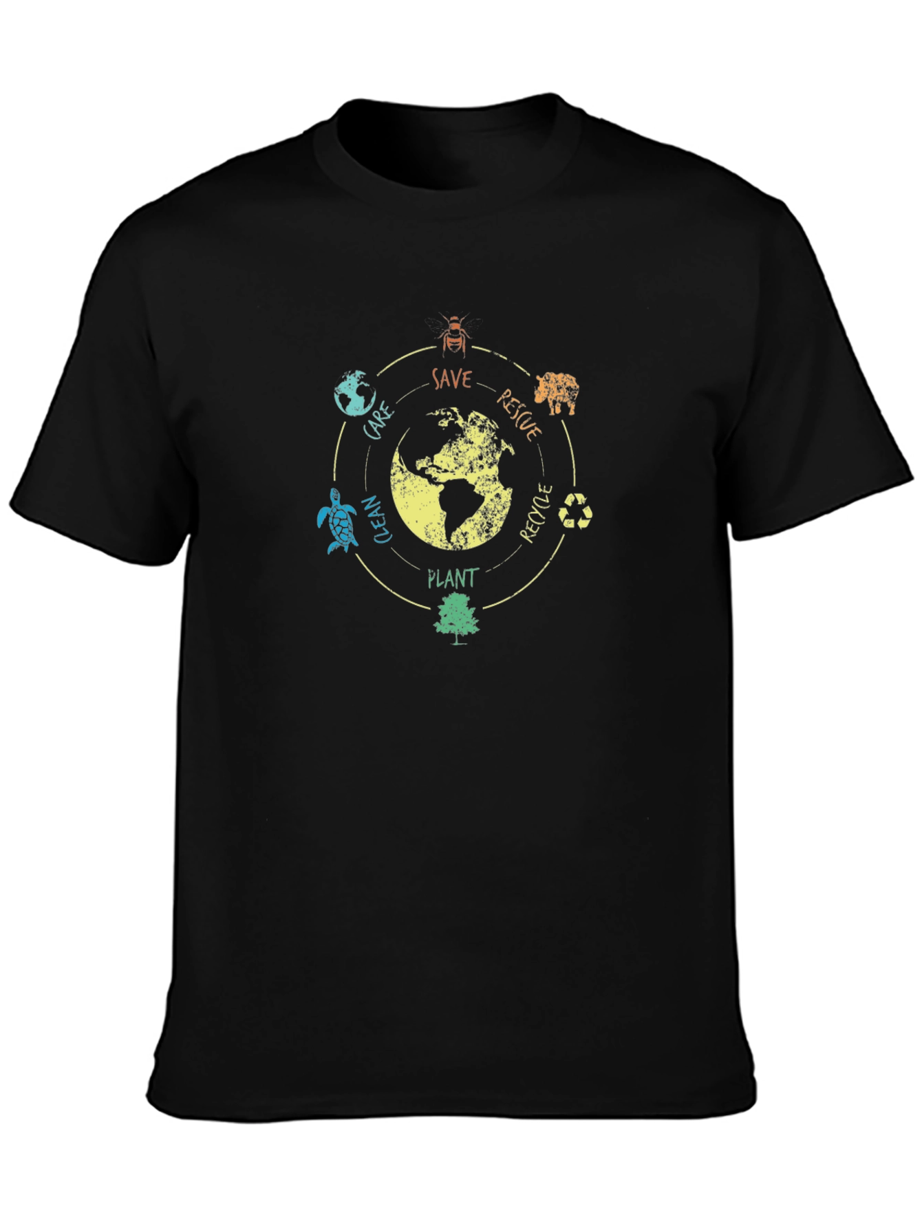 Eco-Friendly Graphic Print T-Shirt