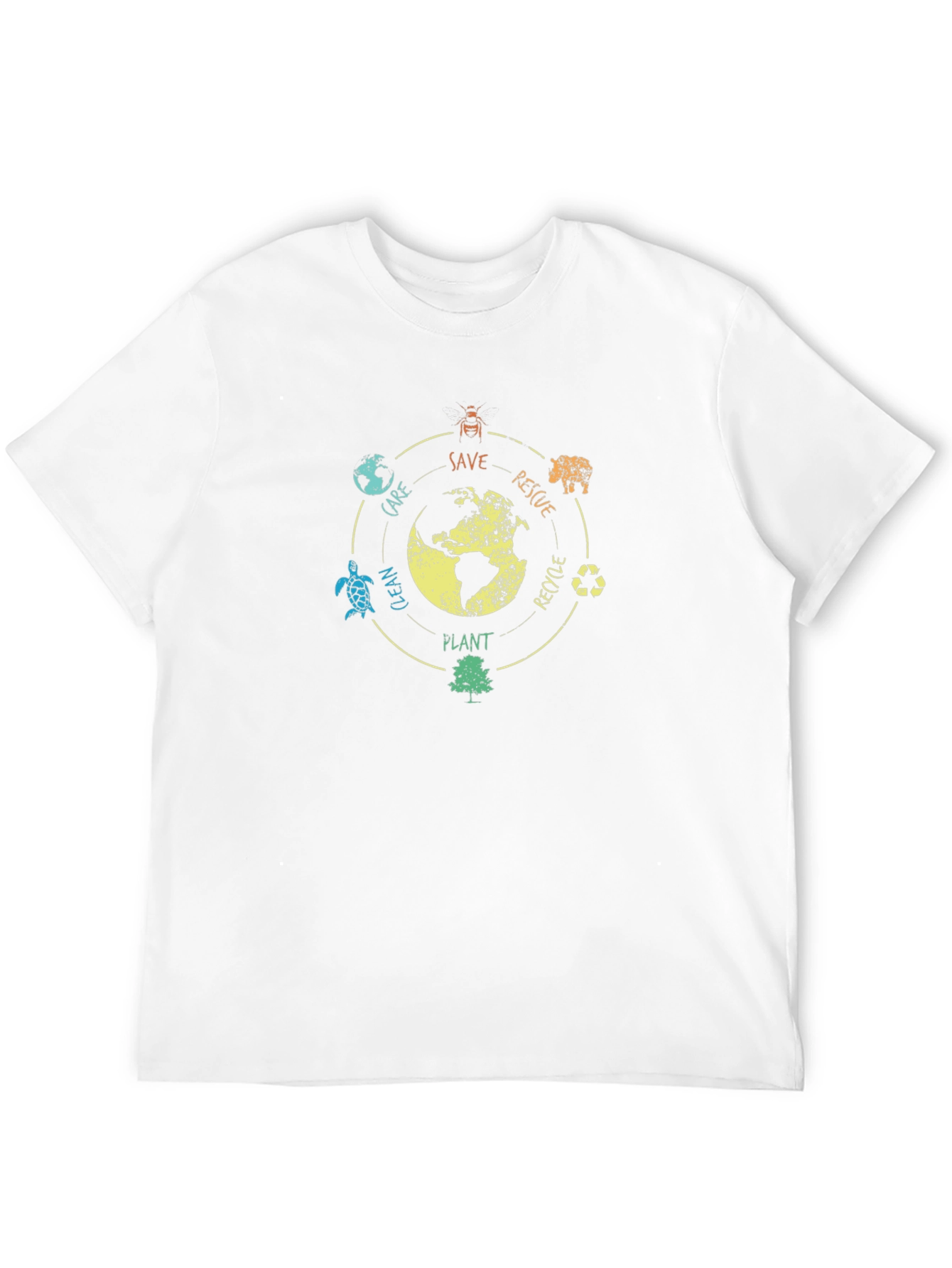 Eco-Friendly Graphic Print T-Shirt