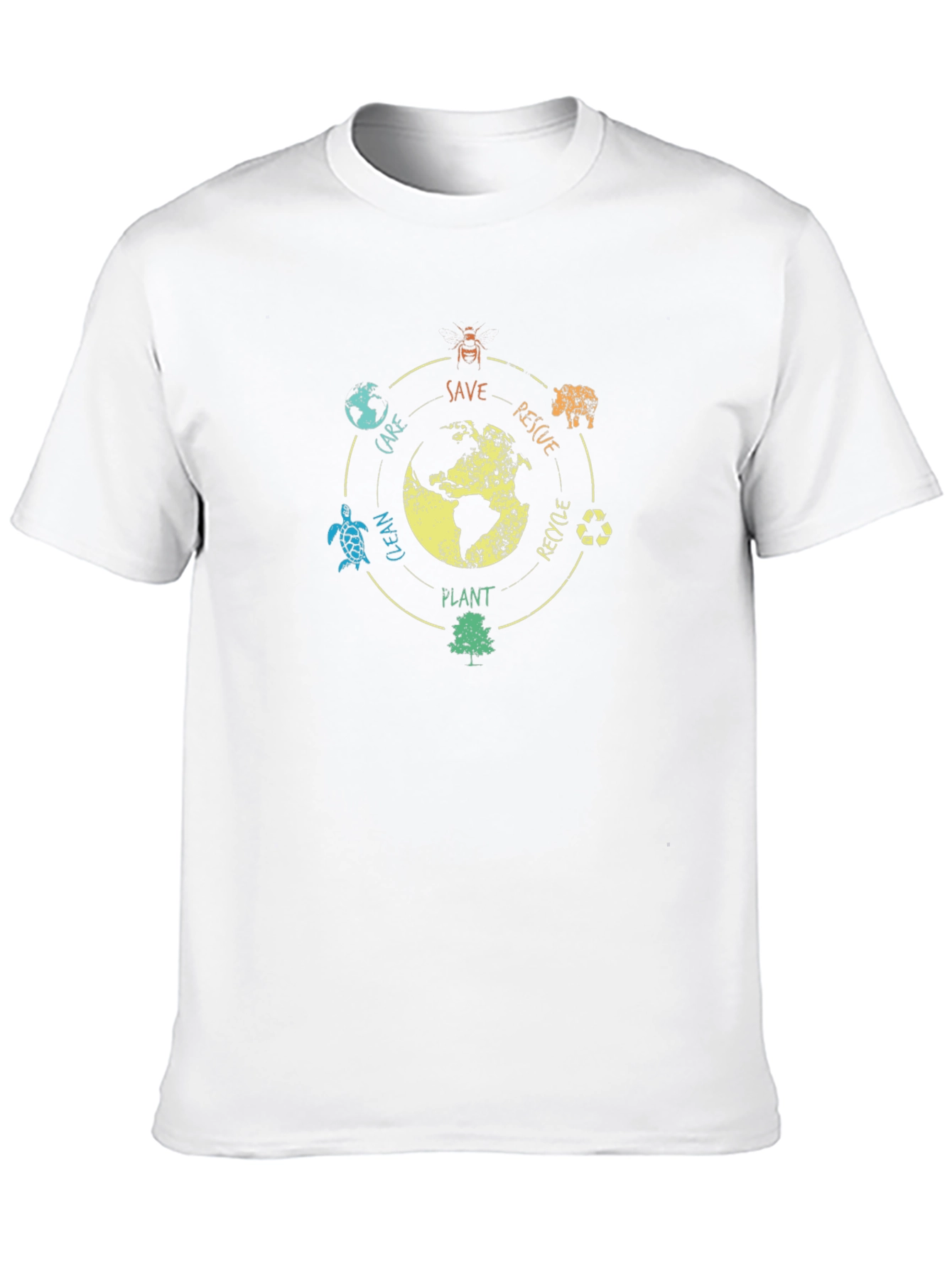Eco-Friendly Graphic Print T-Shirt