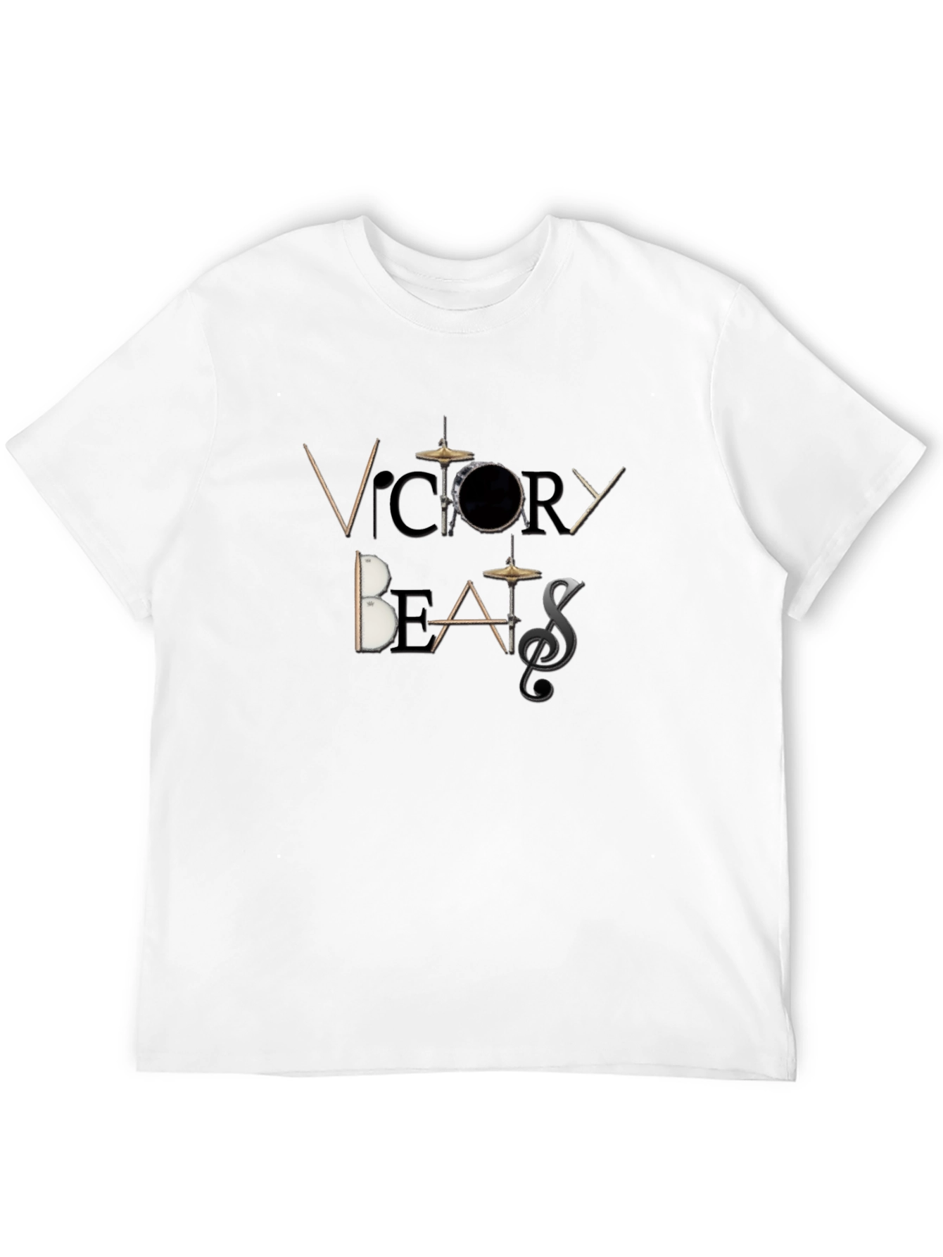 Victory Beats Black Graphic T-Shirt