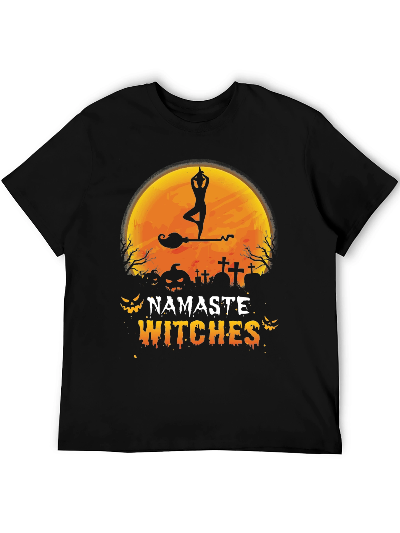 Namaste Witches Halloween Yoga T-Shirt