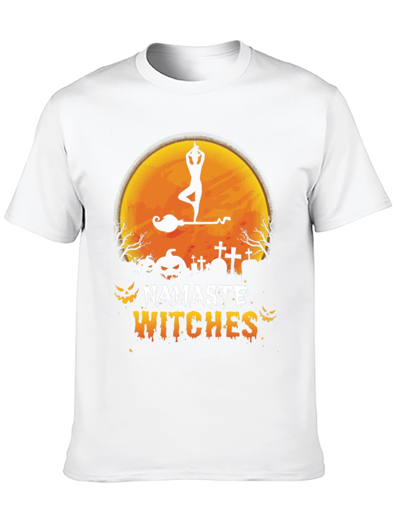 Namaste Witches Halloween Yoga T-Shirt