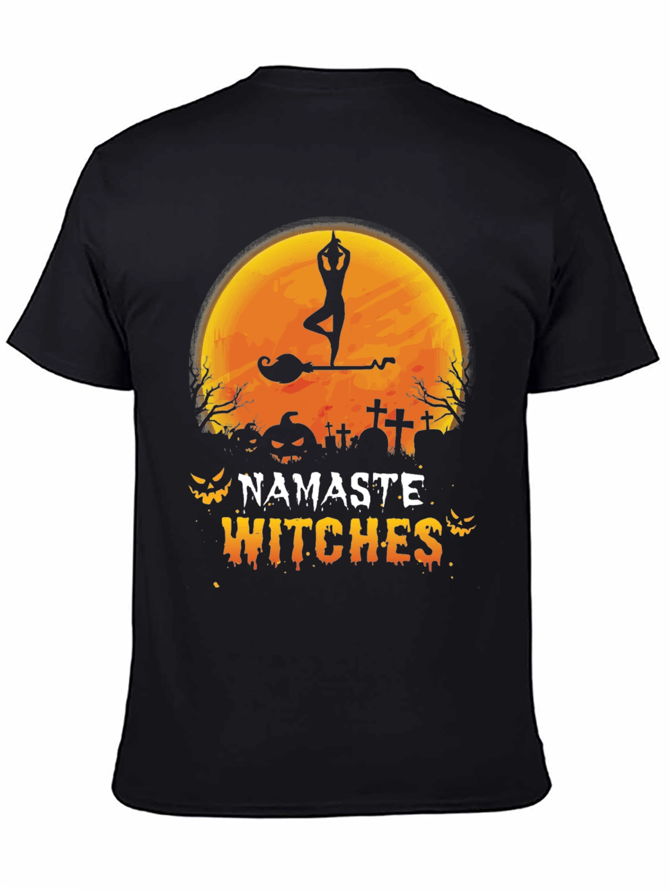 Namaste Witches Halloween Yoga T-Shirt