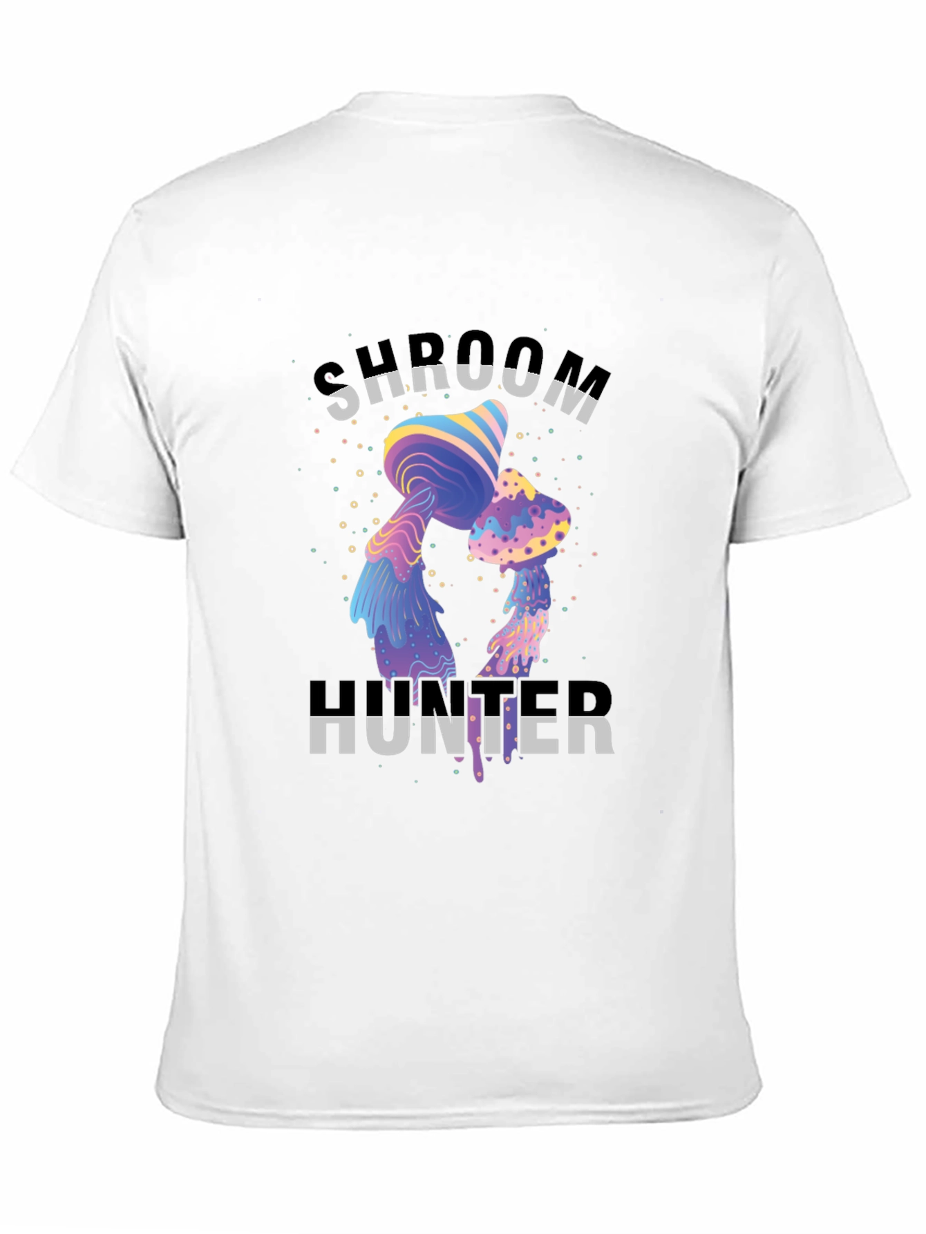 Shroom Hunter Graphic Tee - Unique Psychedelic Mushroom Design