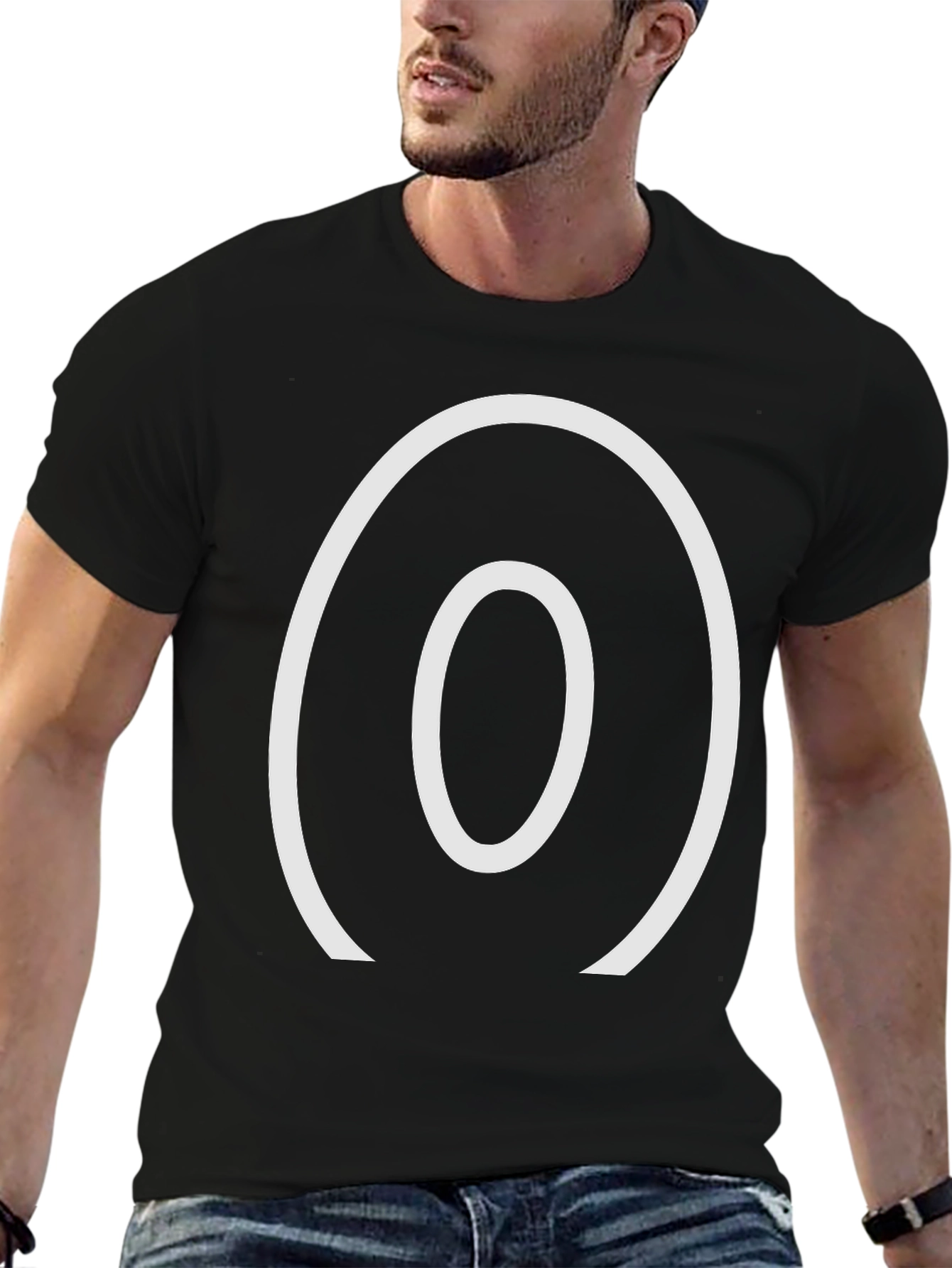 Minimalist Circle Graphic Tee - Modern Style