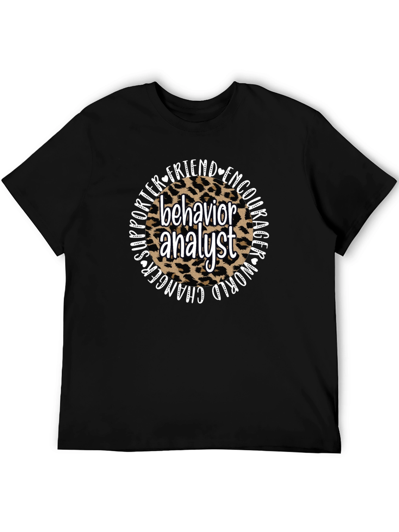 Behavior Analyst Leopard Print T-Shirt