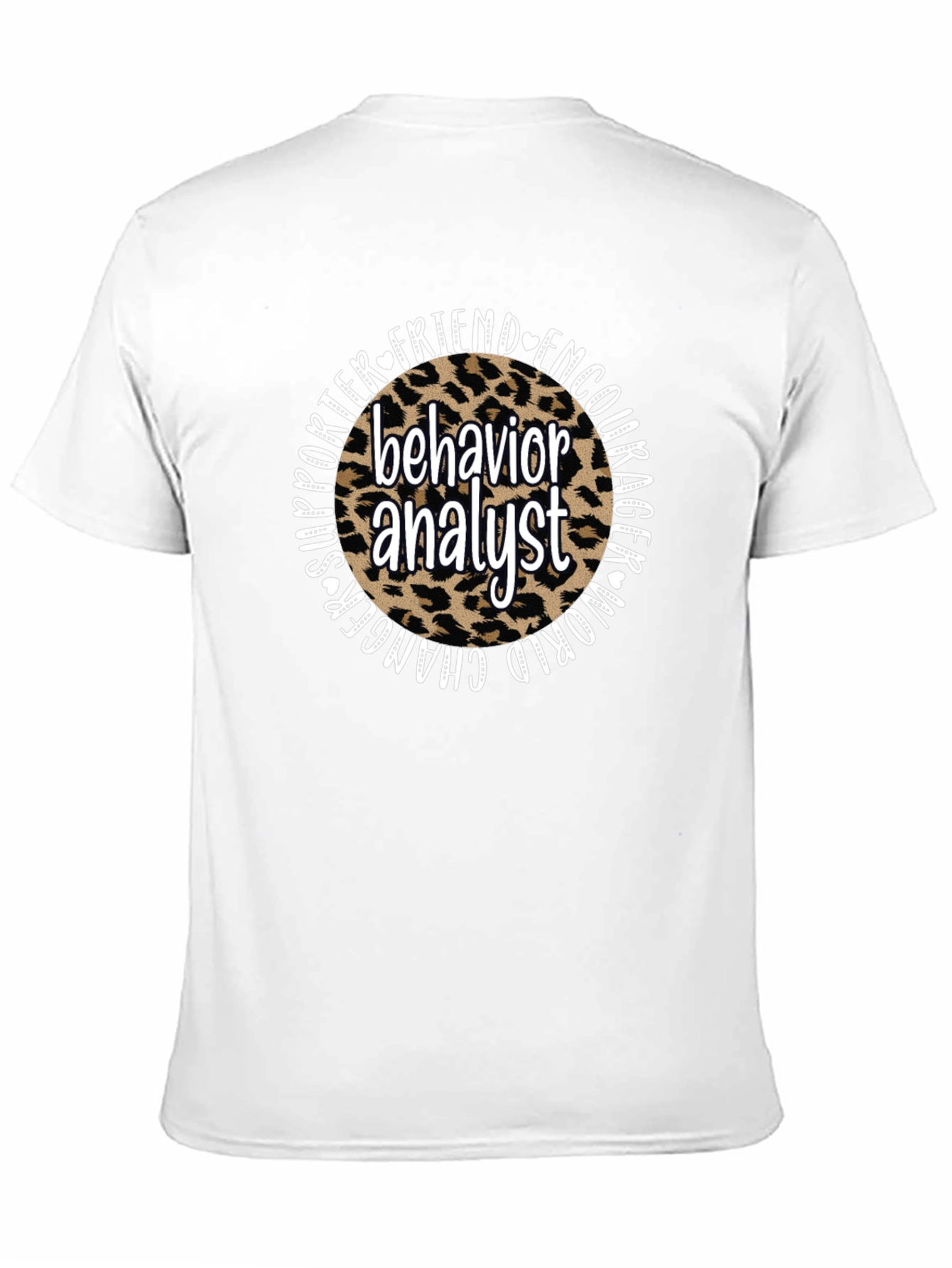 Behavior Analyst Leopard Print T-Shirt