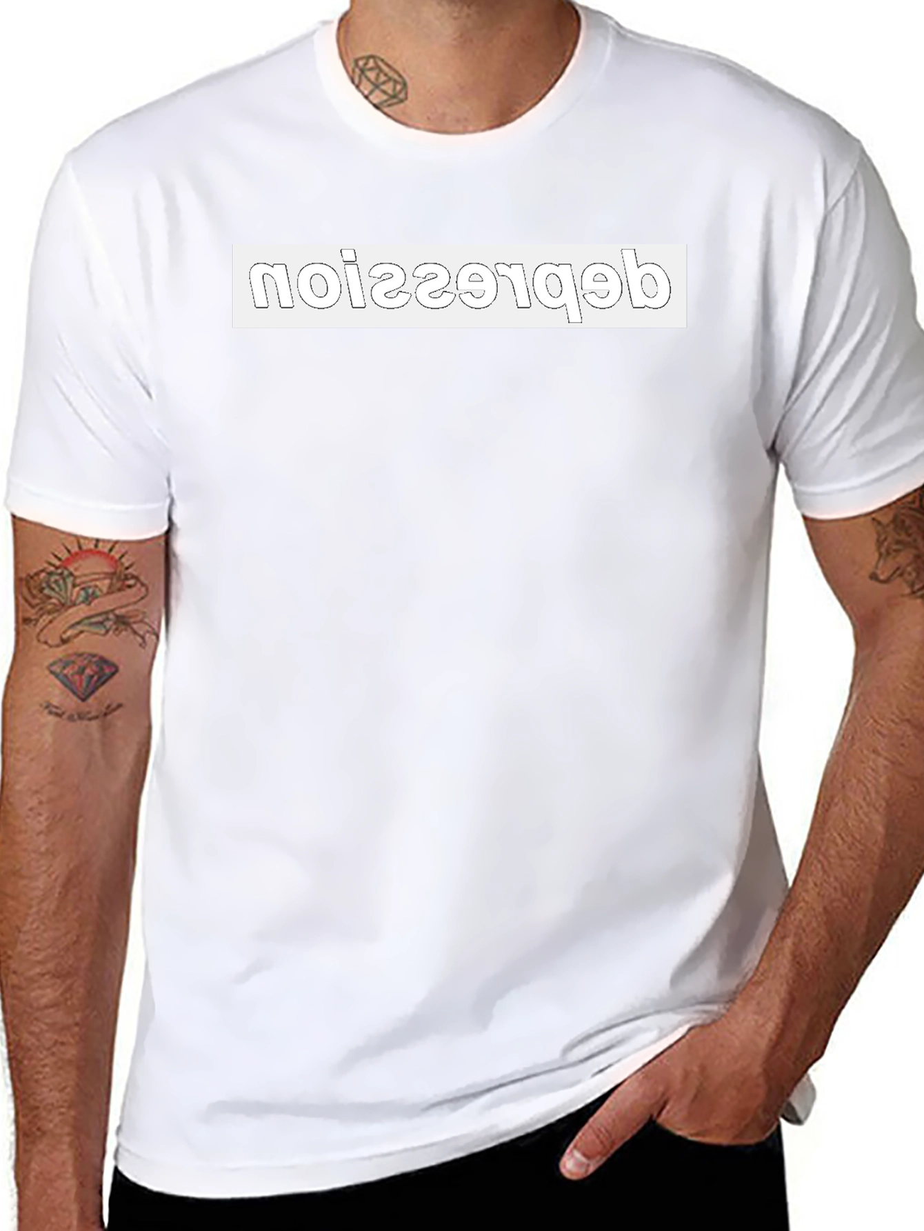 Black Depression Inversion T-Shirt