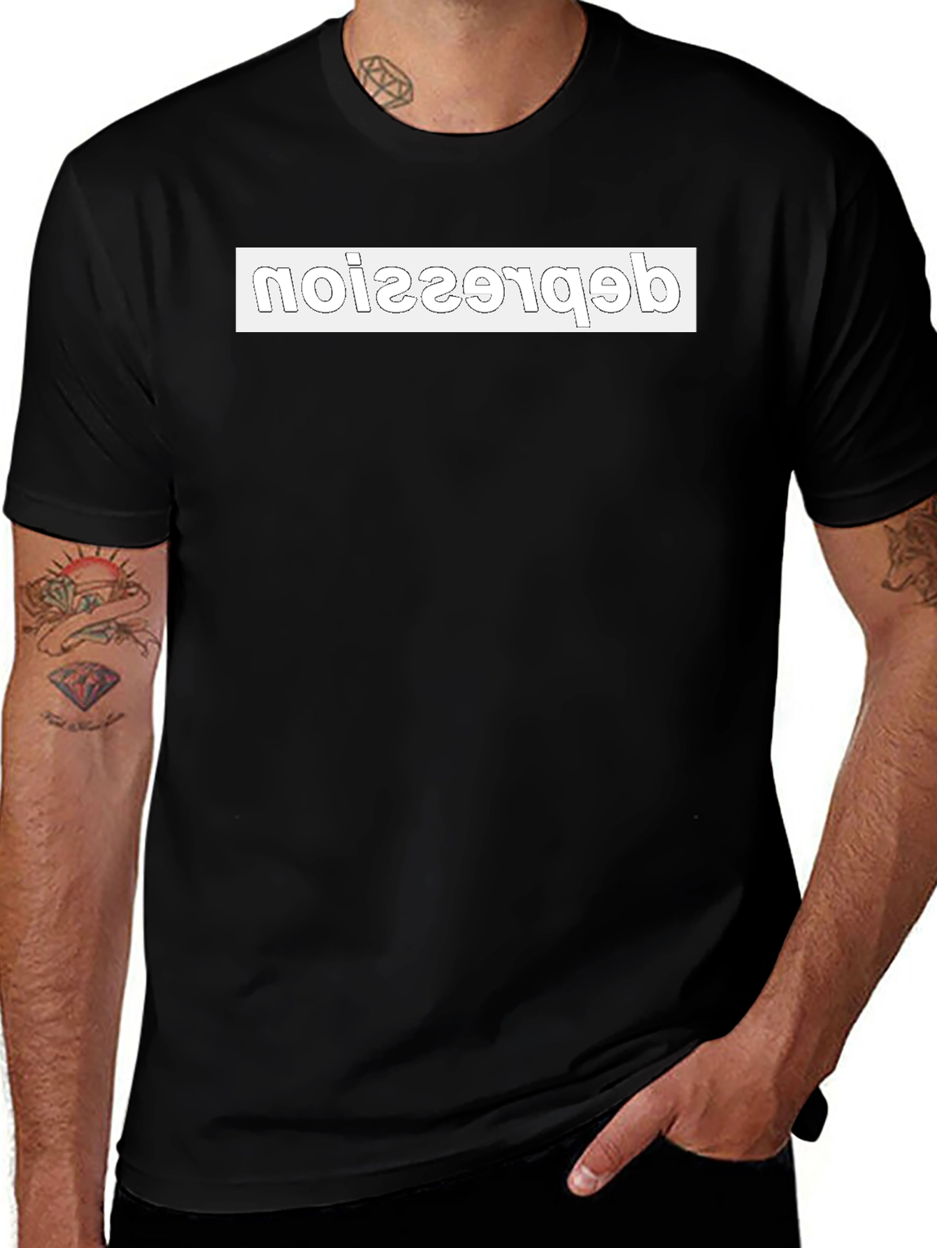 Black Depression Inversion T-Shirt
