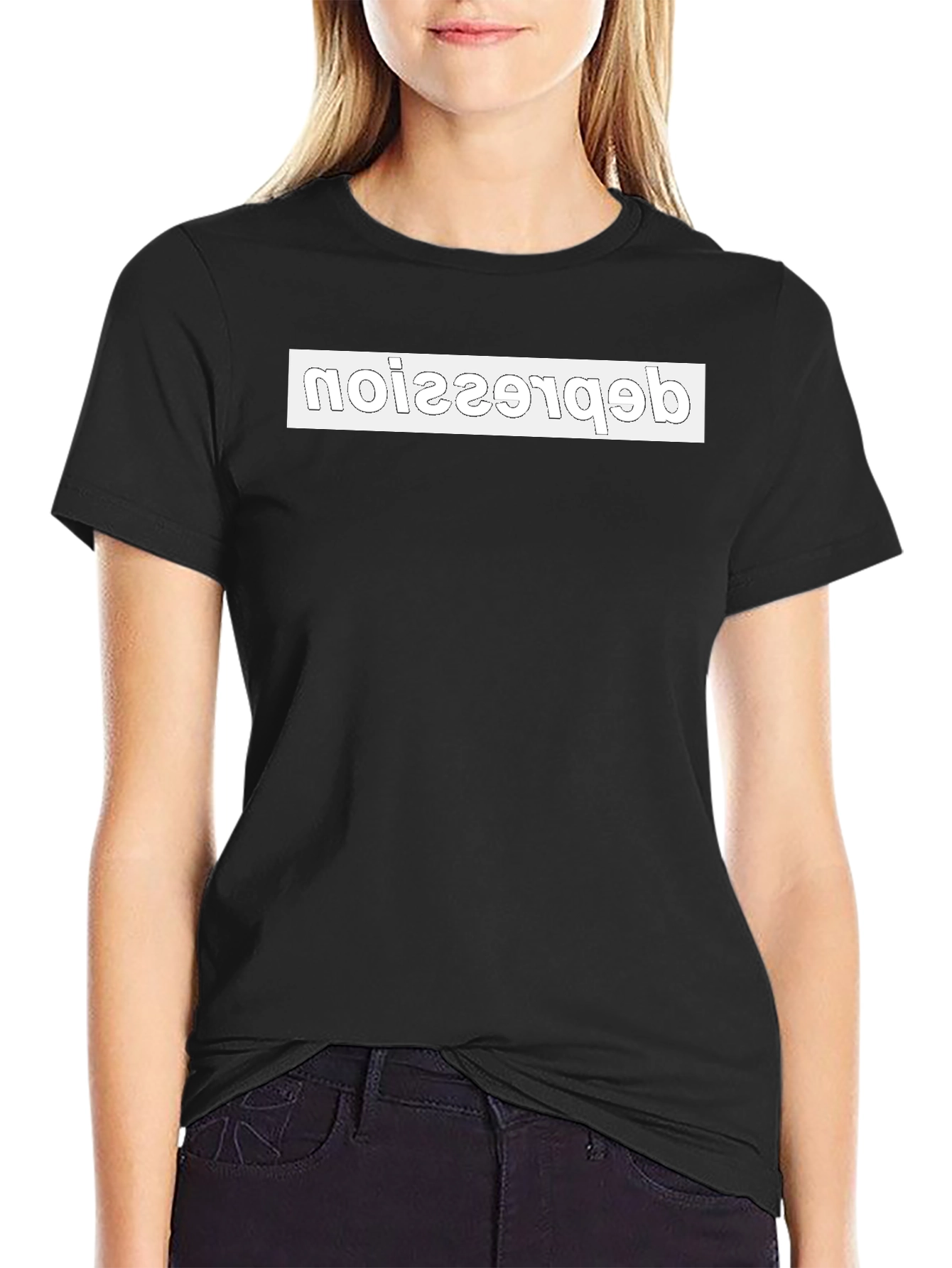 Black Depression Inversion T-Shirt