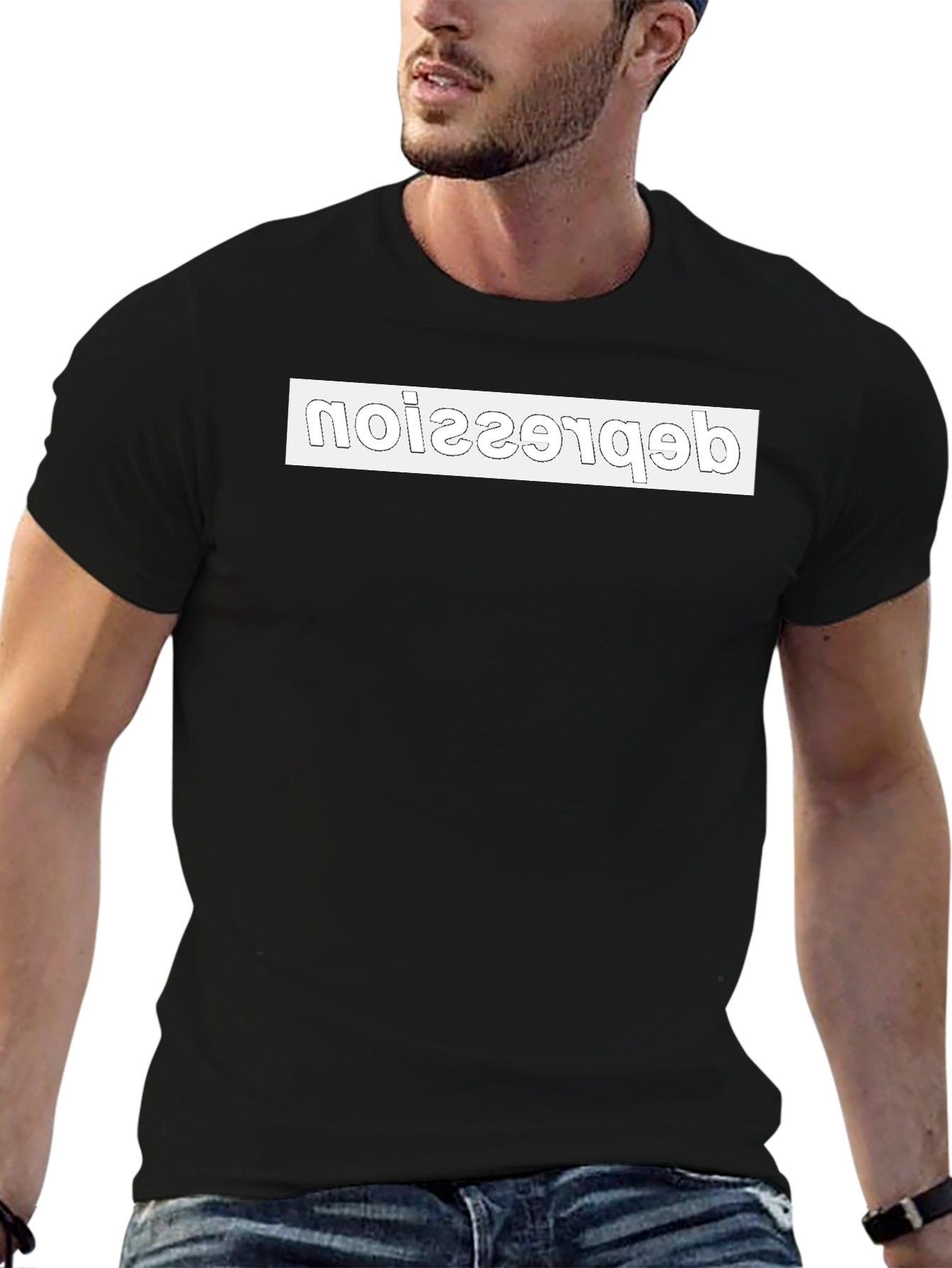 Black Depression Inversion T-Shirt