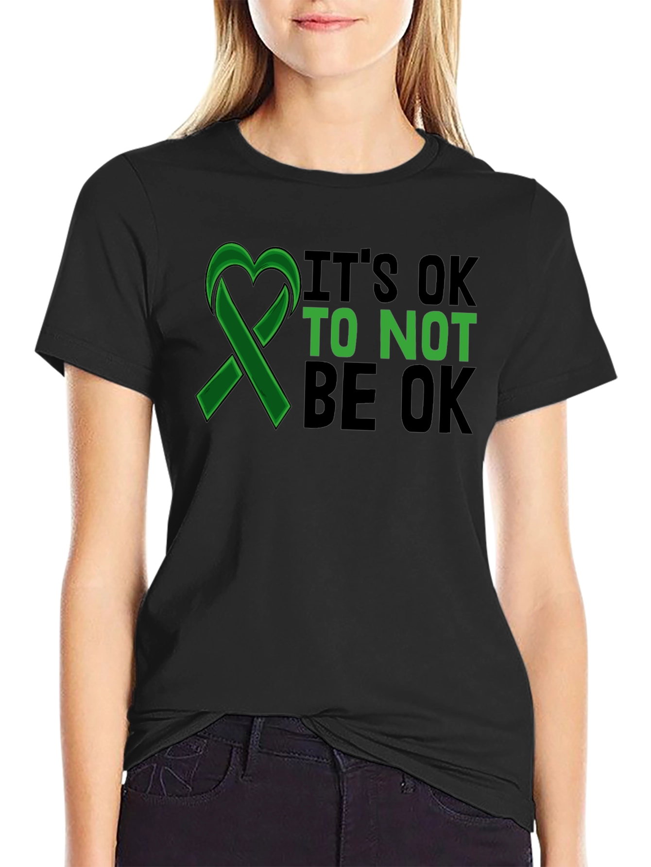 Its OK to Not Be OK Mental Health T-Shirt