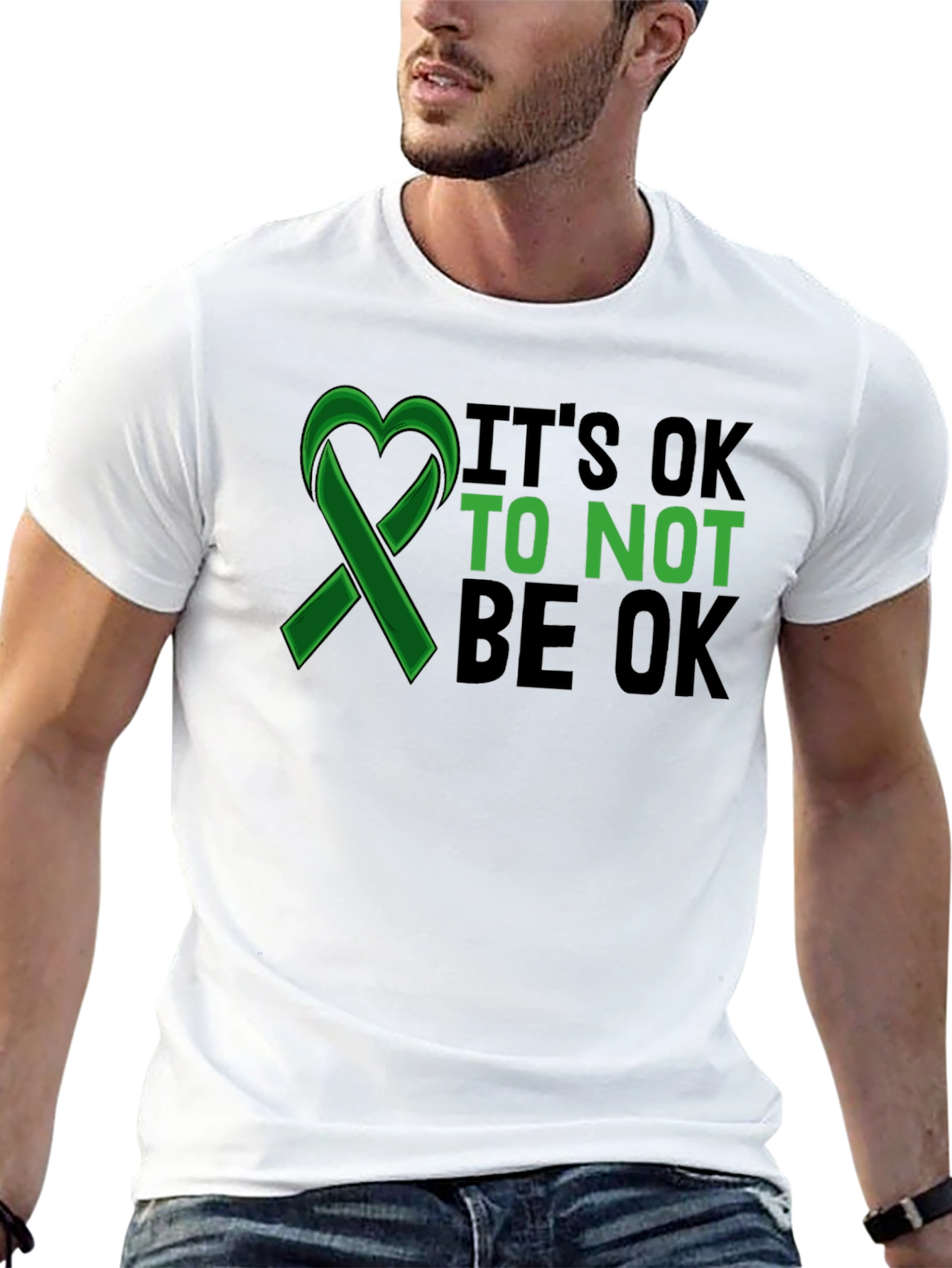 Its OK to Not Be OK Mental Health T-Shirt