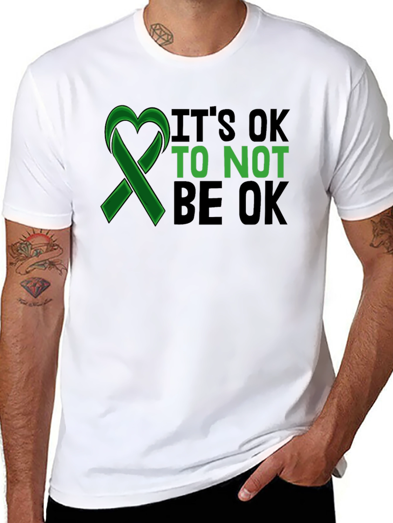 Its OK to Not Be OK Mental Health T-Shirt