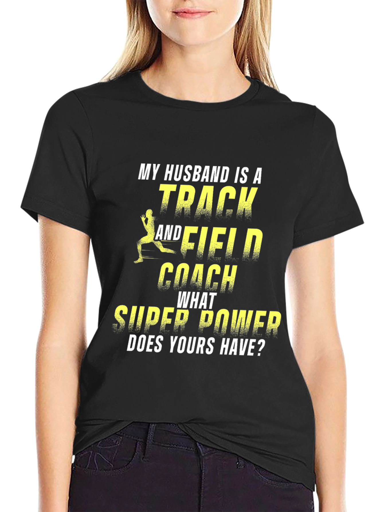 Track & Field Coach Husband T-Shirt