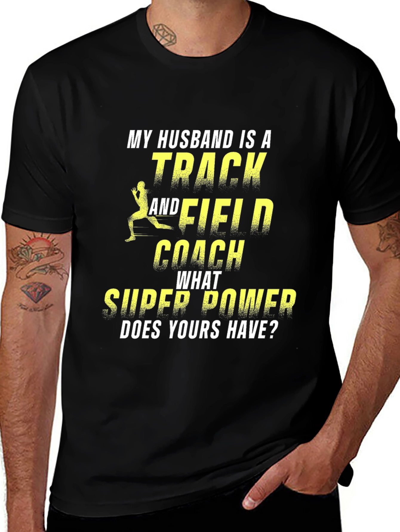 Track & Field Coach Husband T-Shirt