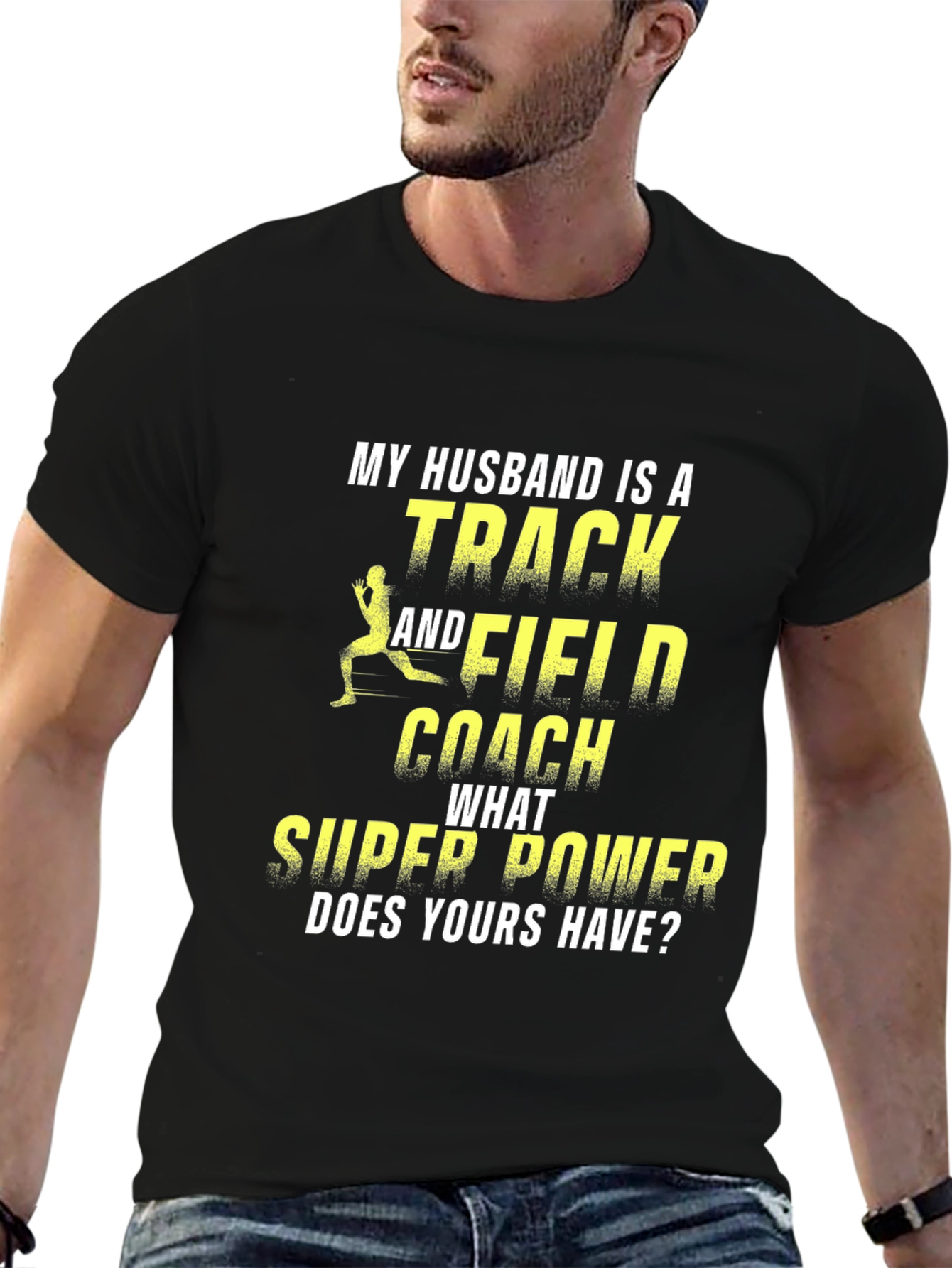 Track & Field Coach Husband T-Shirt