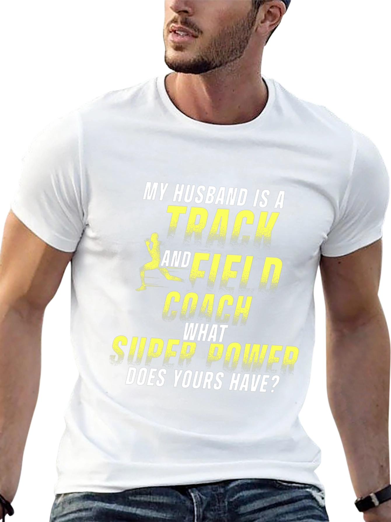 Track & Field Coach Husband T-Shirt