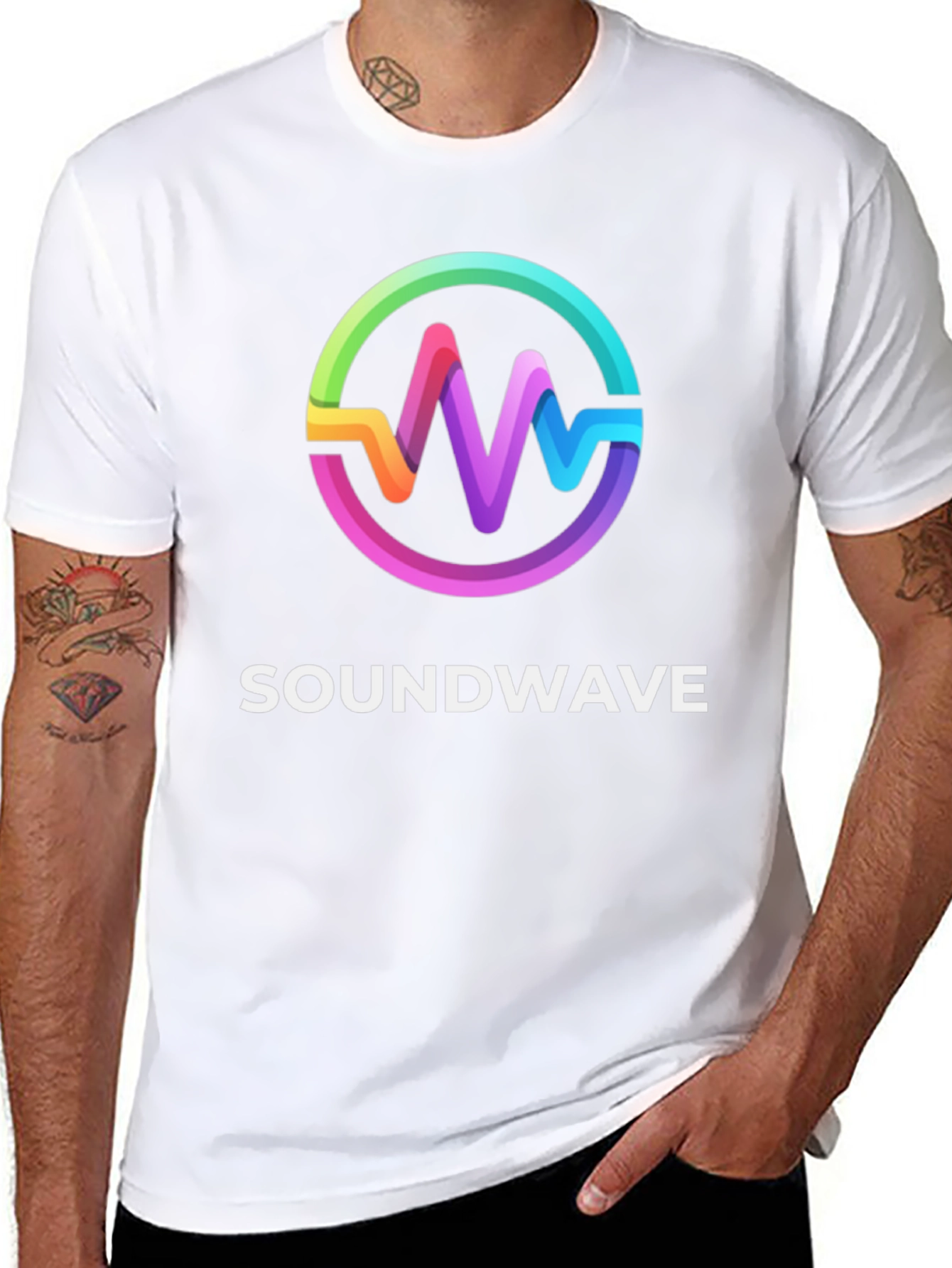Soundwave Black Graphic Tee