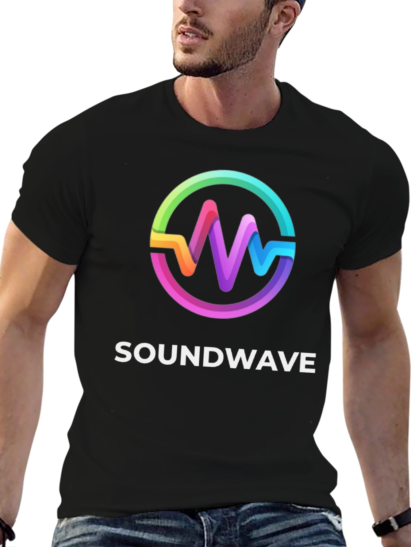 Soundwave Black Graphic Tee