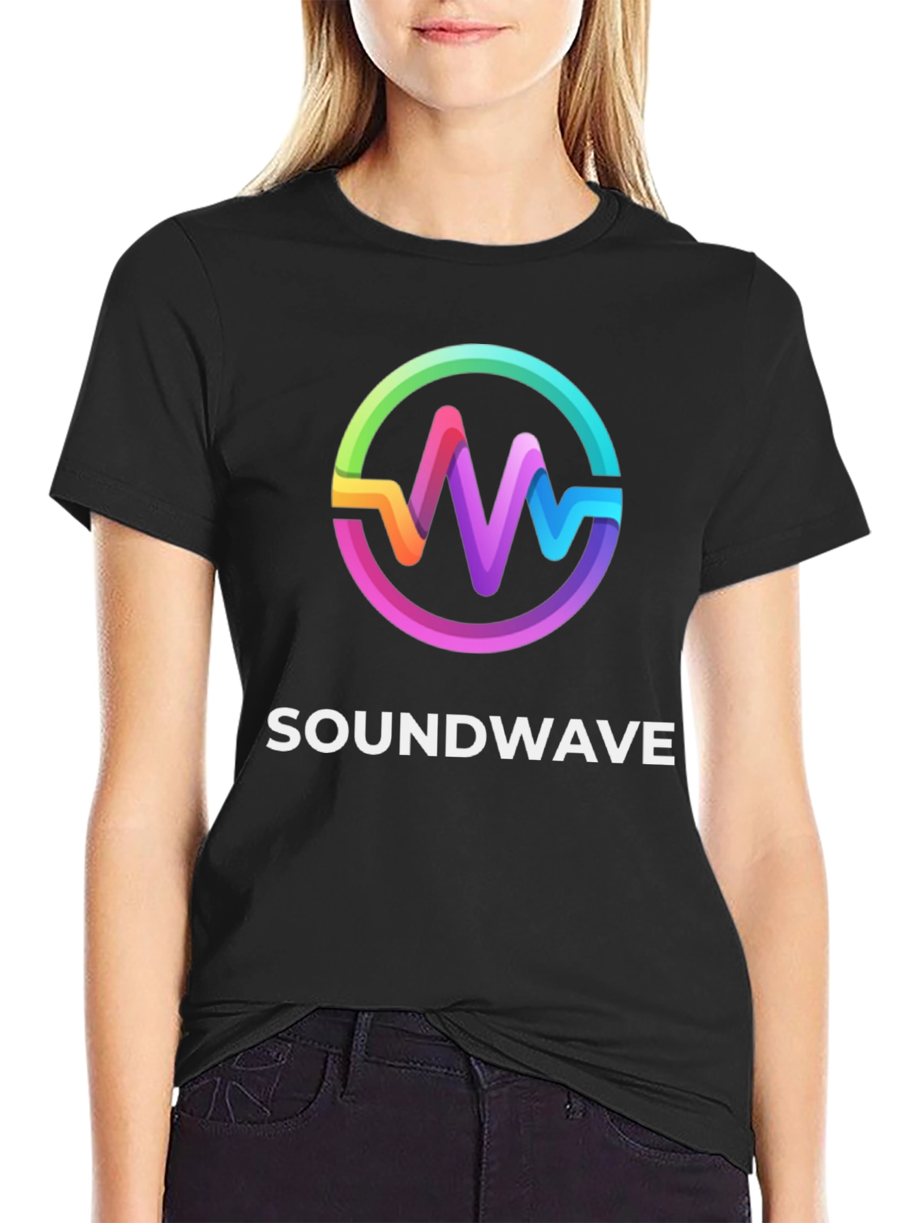 Soundwave Black Graphic Tee