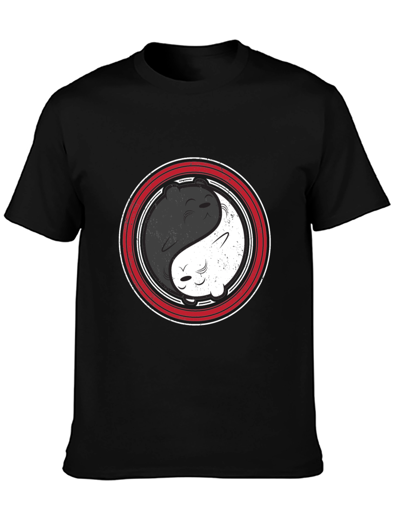 Yin Yang Bears T-Shirt - Harmony & Balance