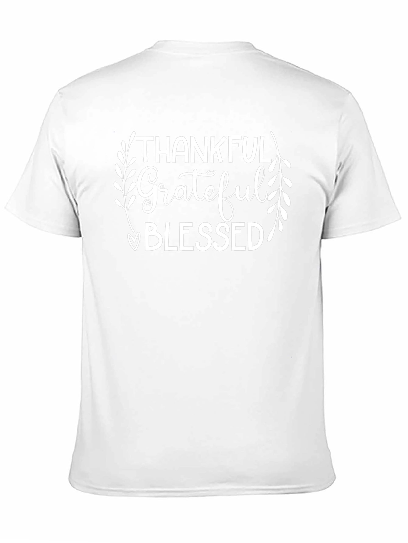 Thankful Grateful Blessed Graphic T-Shirt