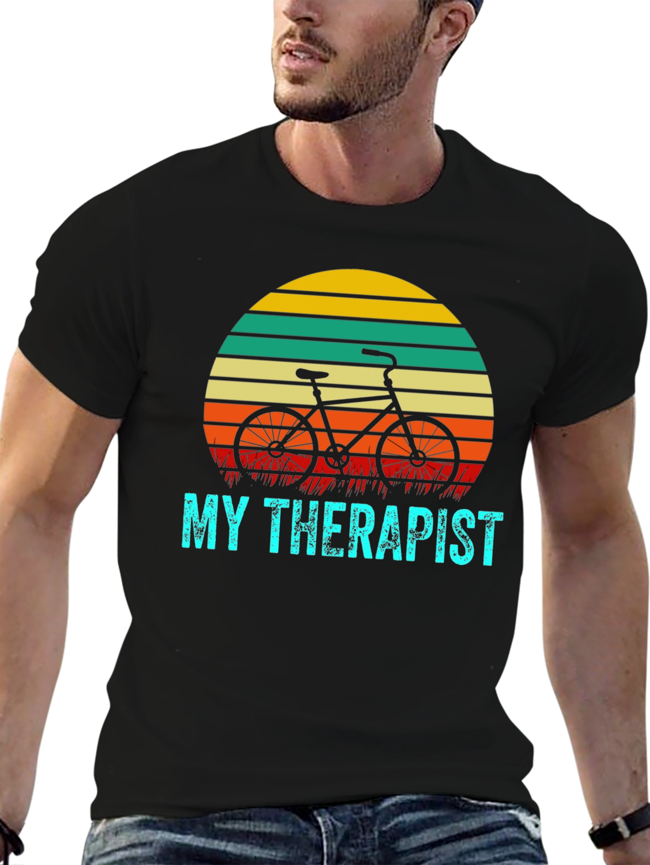 My Therapist Is My Bike T-Shirt