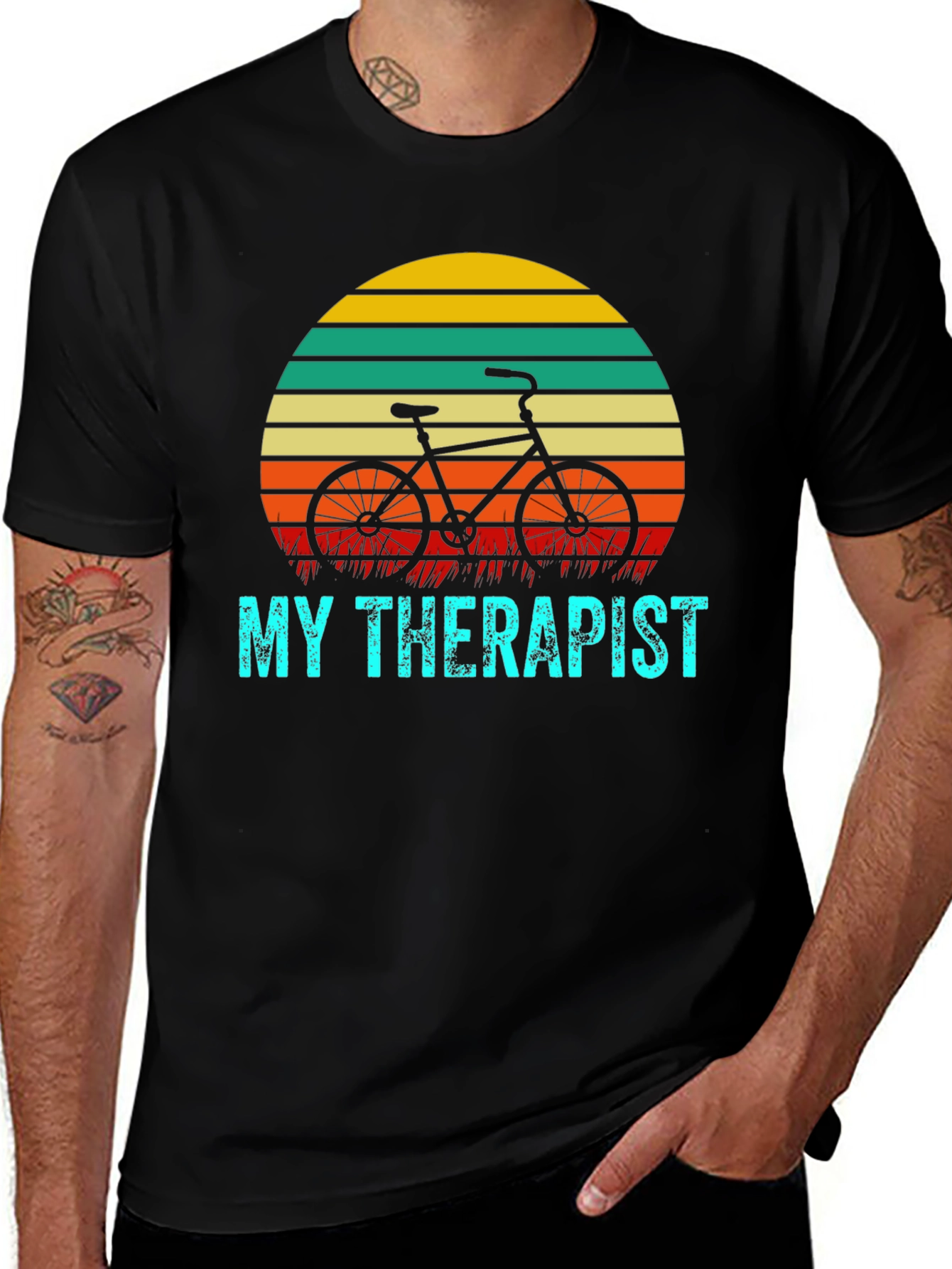 My Therapist Is My Bike T-Shirt