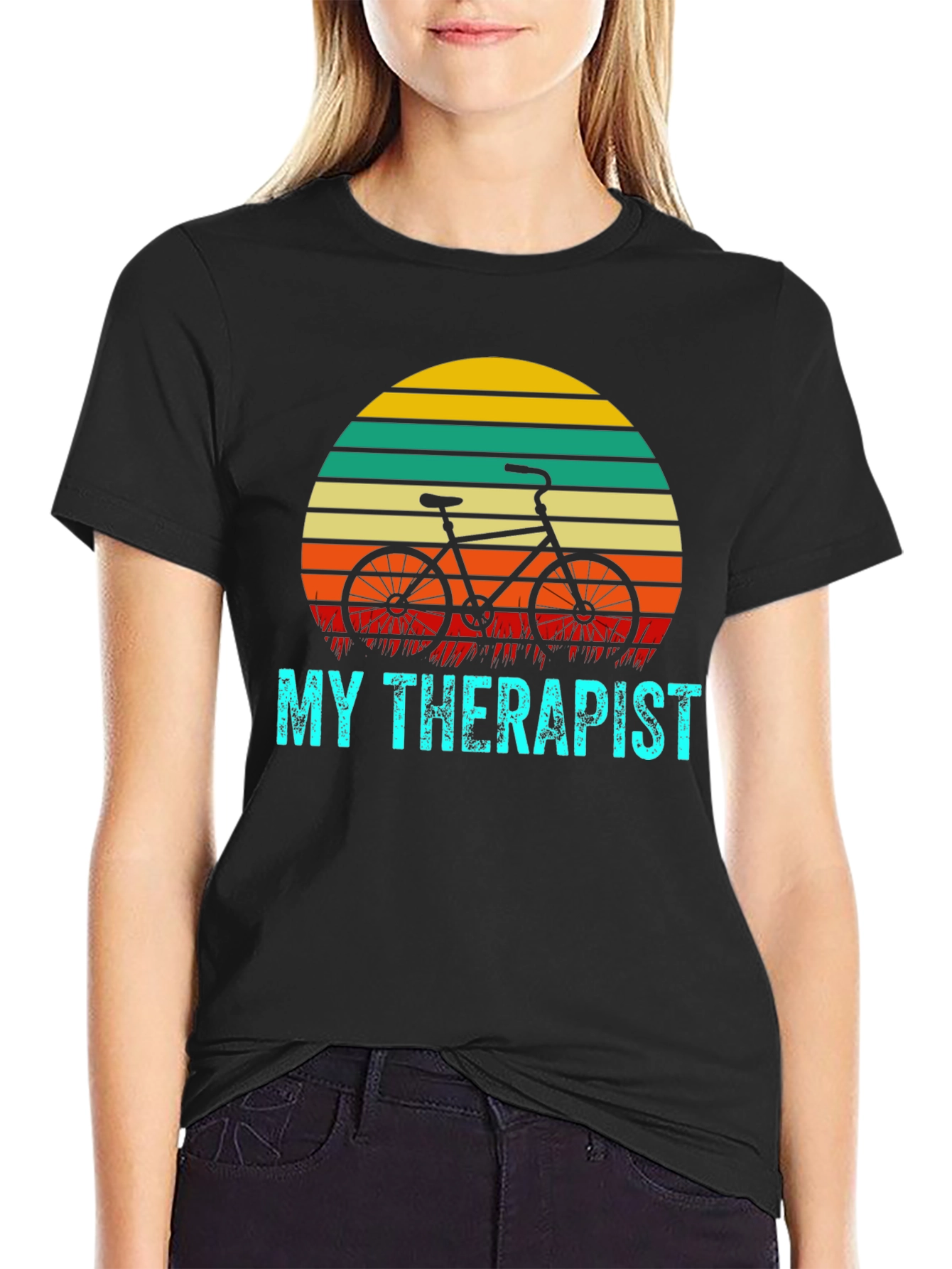 My Therapist Is My Bike T-Shirt