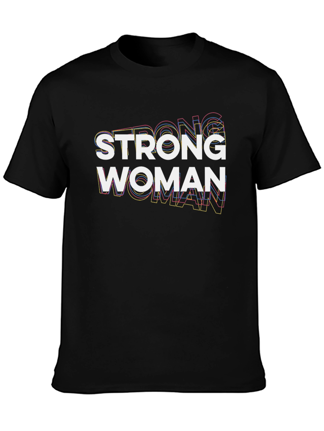 Strong Woman Graphic Tee - Empowering Design