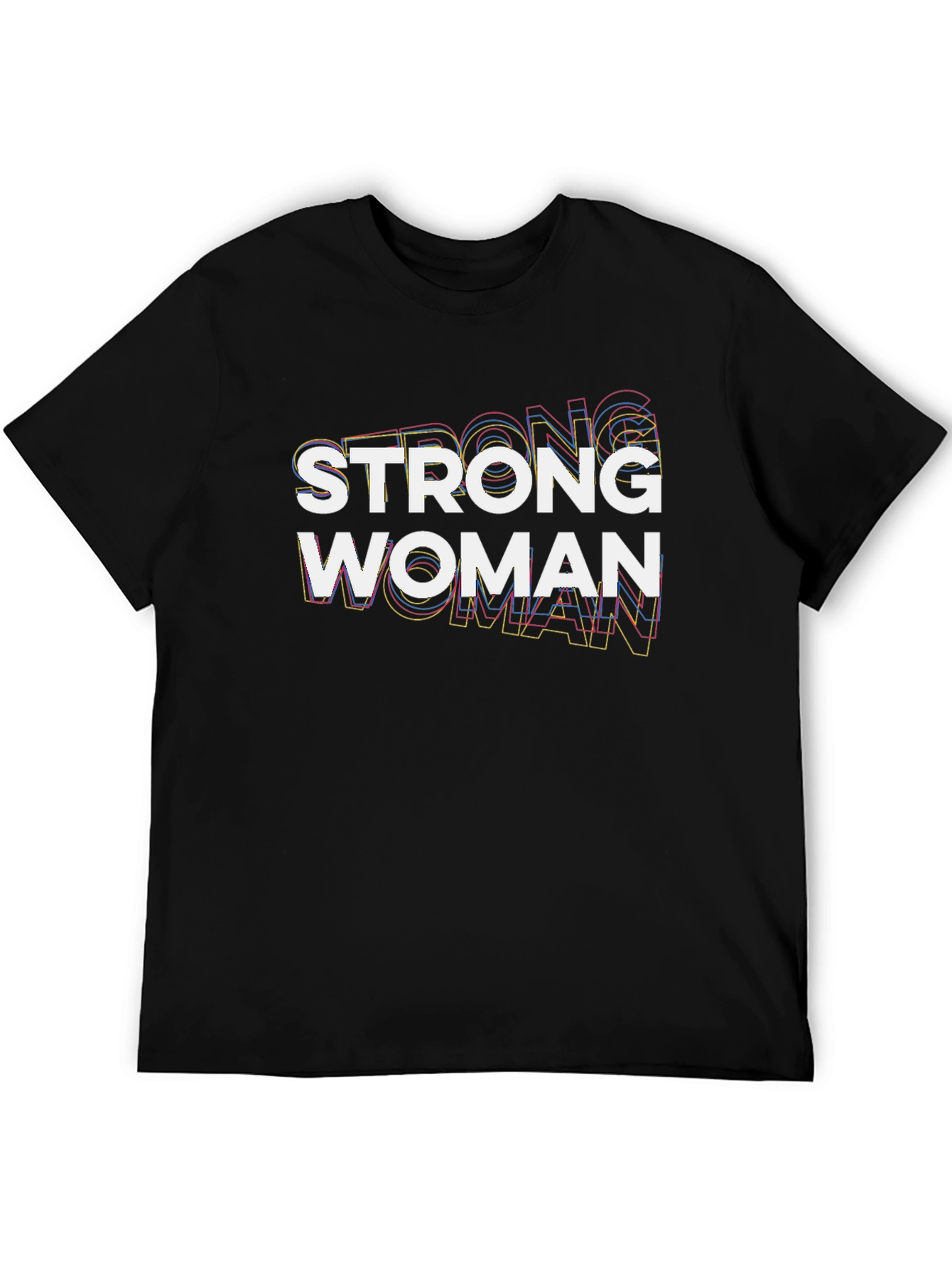 Strong Woman Graphic Tee - Empowering Design